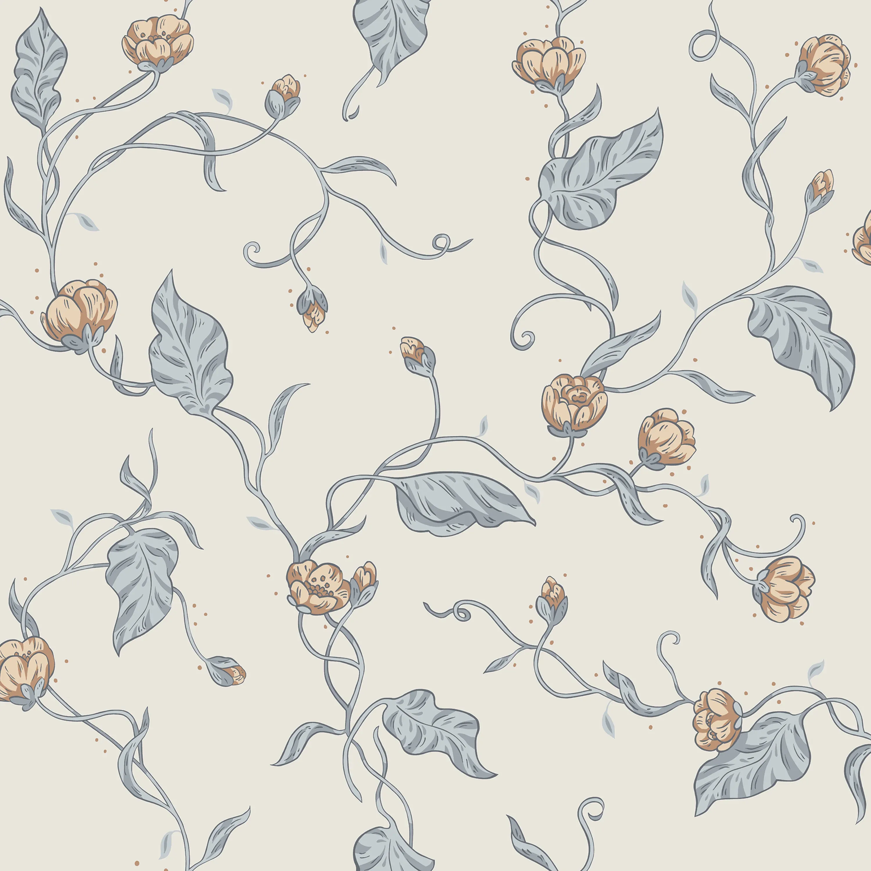 Sandberg Elmire in Soft Blue wallpaper (S10148)