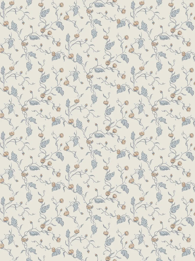 Sandberg Elmire in Soft Blue wallpaper (S10148)