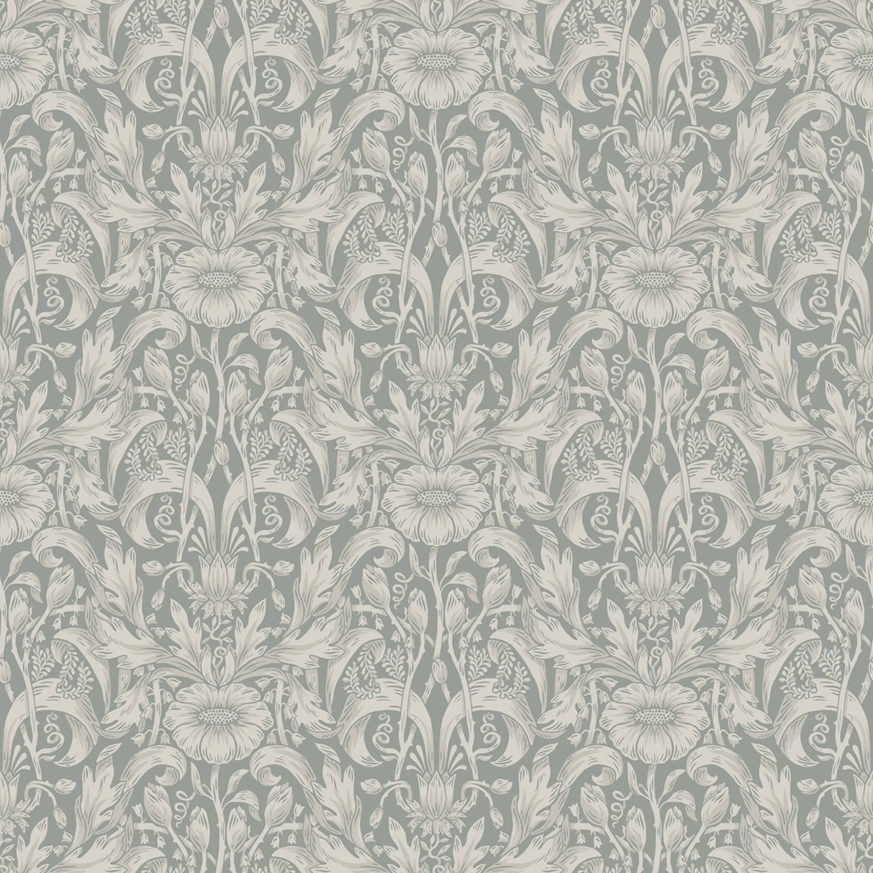 Sandberg Emil in Garden Green wallpaper (835-48)