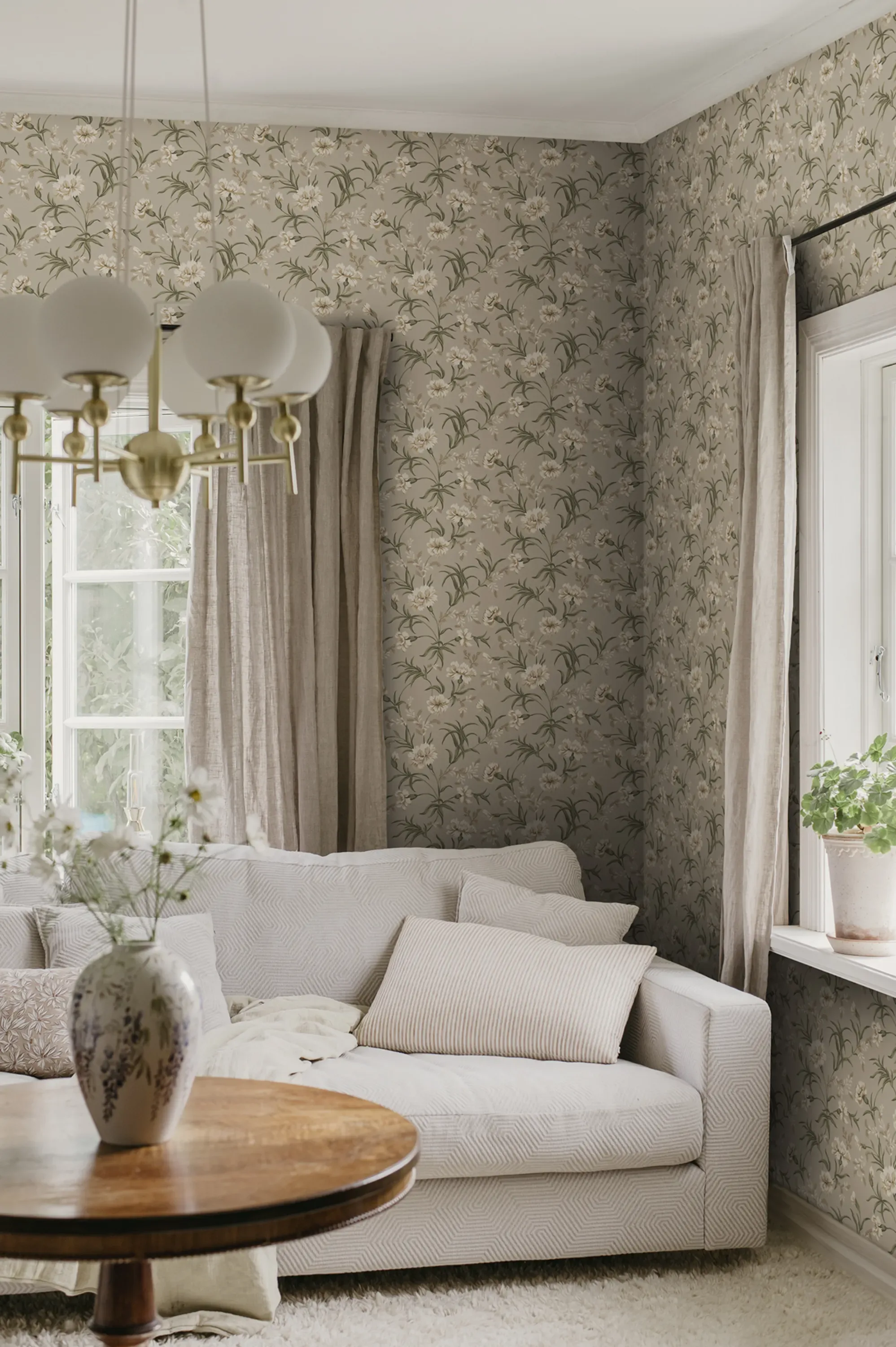 Sandberg Emilie in Clay wallpaper (S10563)