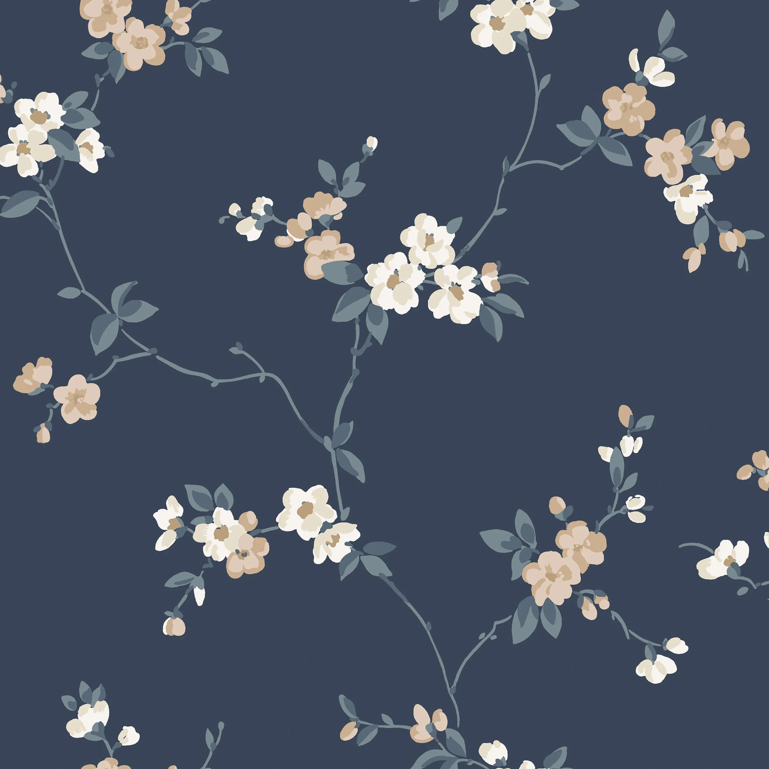 Sandberg Engla in Classic Blue wallpaper (S10189)