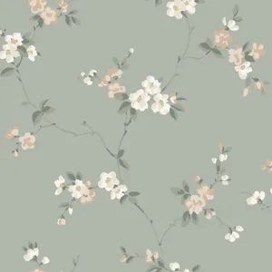 Sandberg Engla in Sage Green wallpaper (S10188)