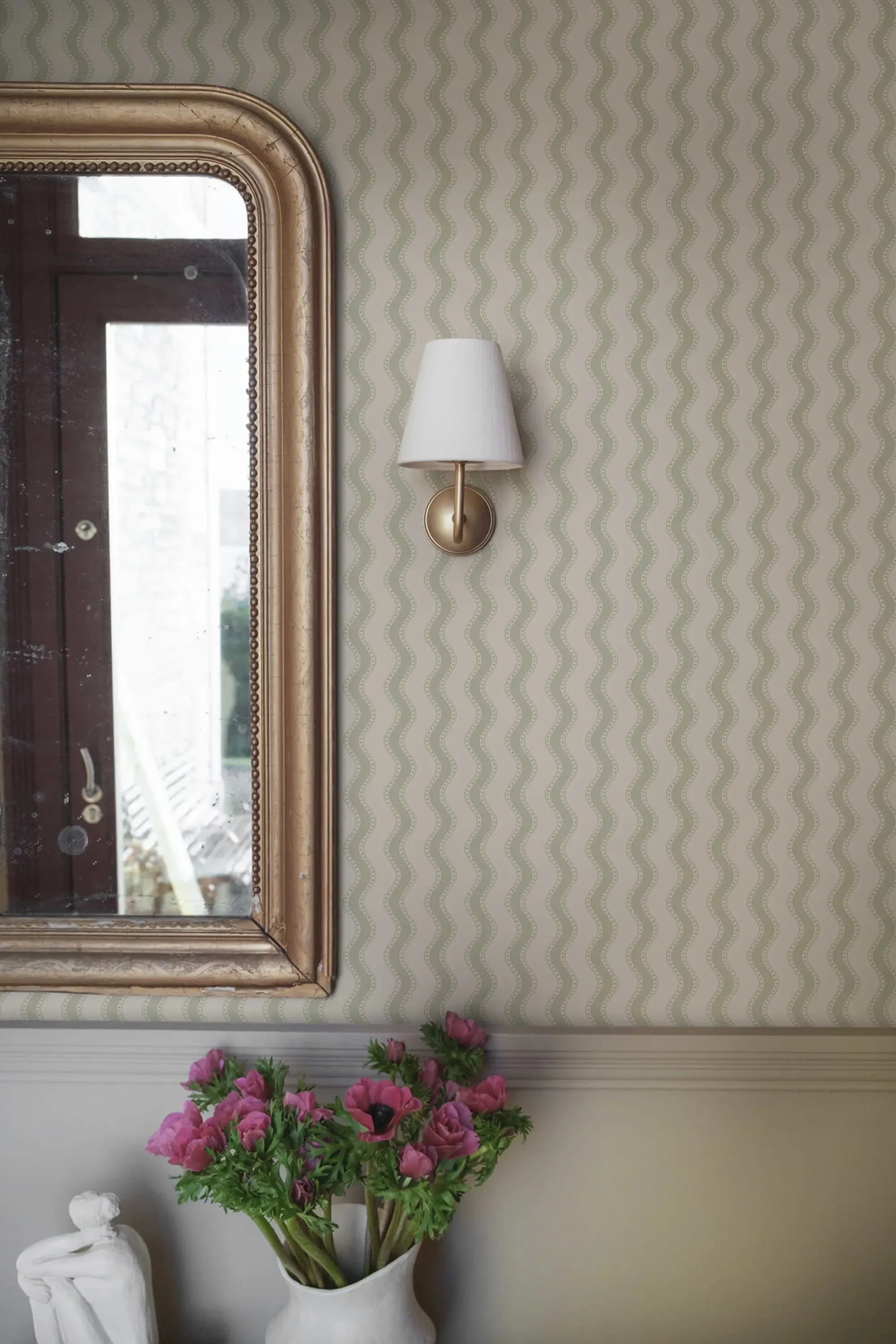 Sandberg Erik in Spring Green wallpaper (S10473)