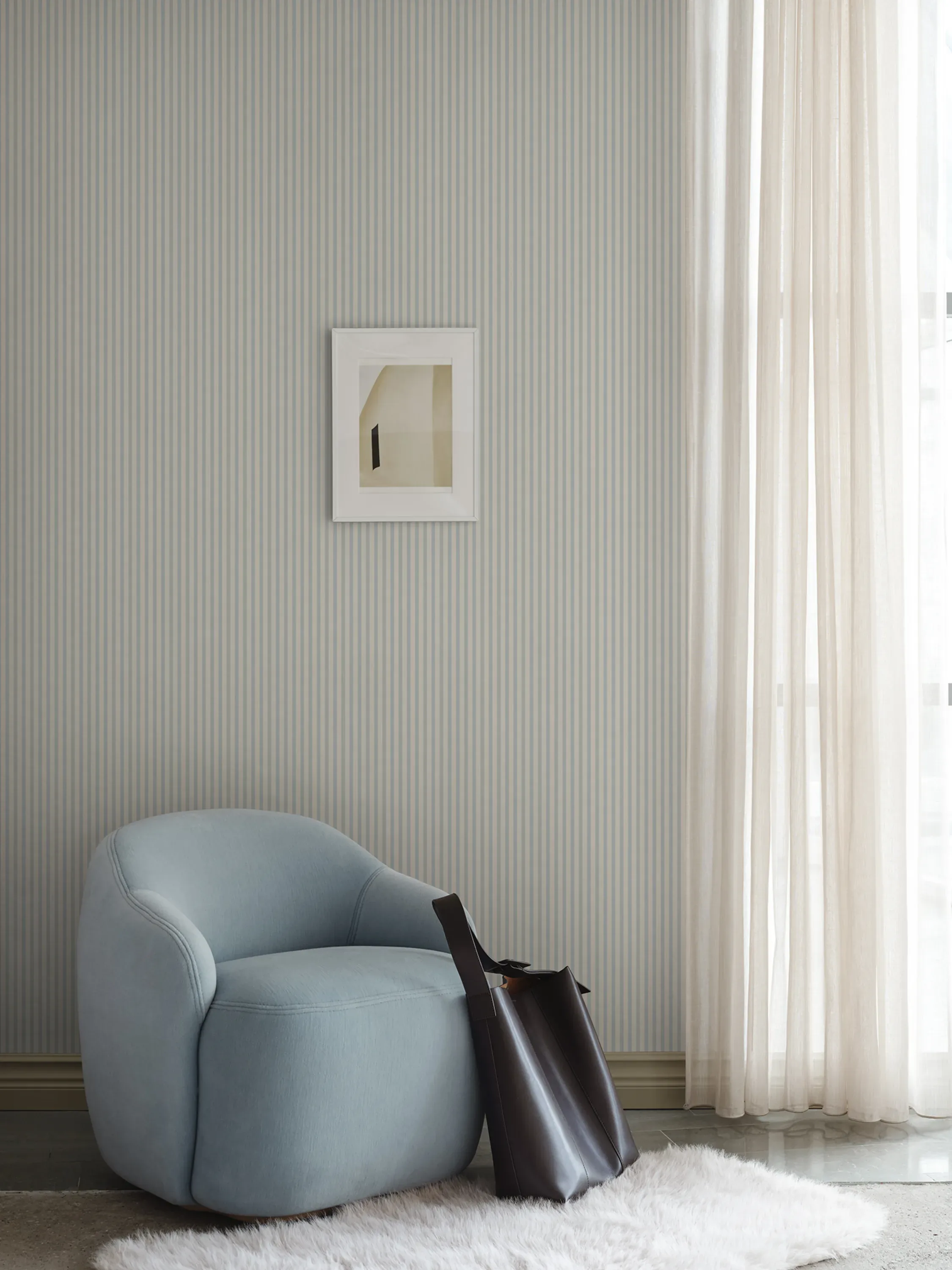Sandberg Estelle in Light Blue wallpaper (S10627)