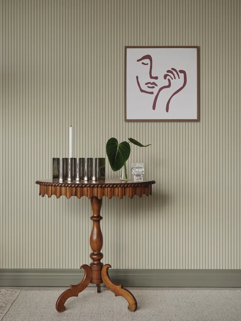 Sandberg Estelle in Light Green wallpaper (S10628)