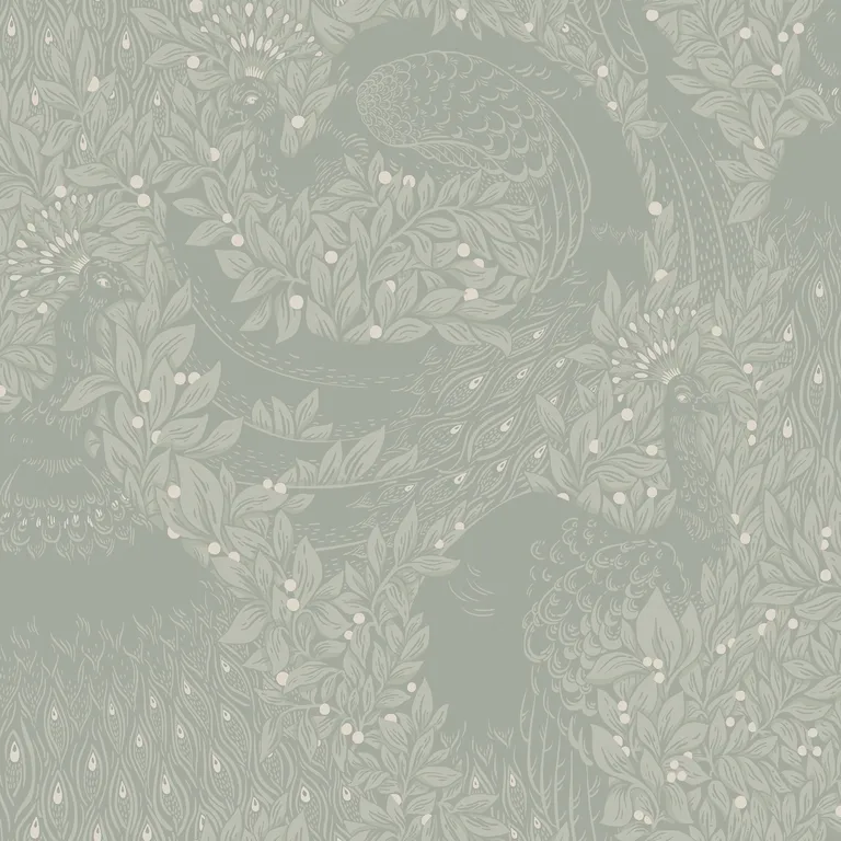 Sandberg Evelina in Sage Green wallpaper (S10127)
