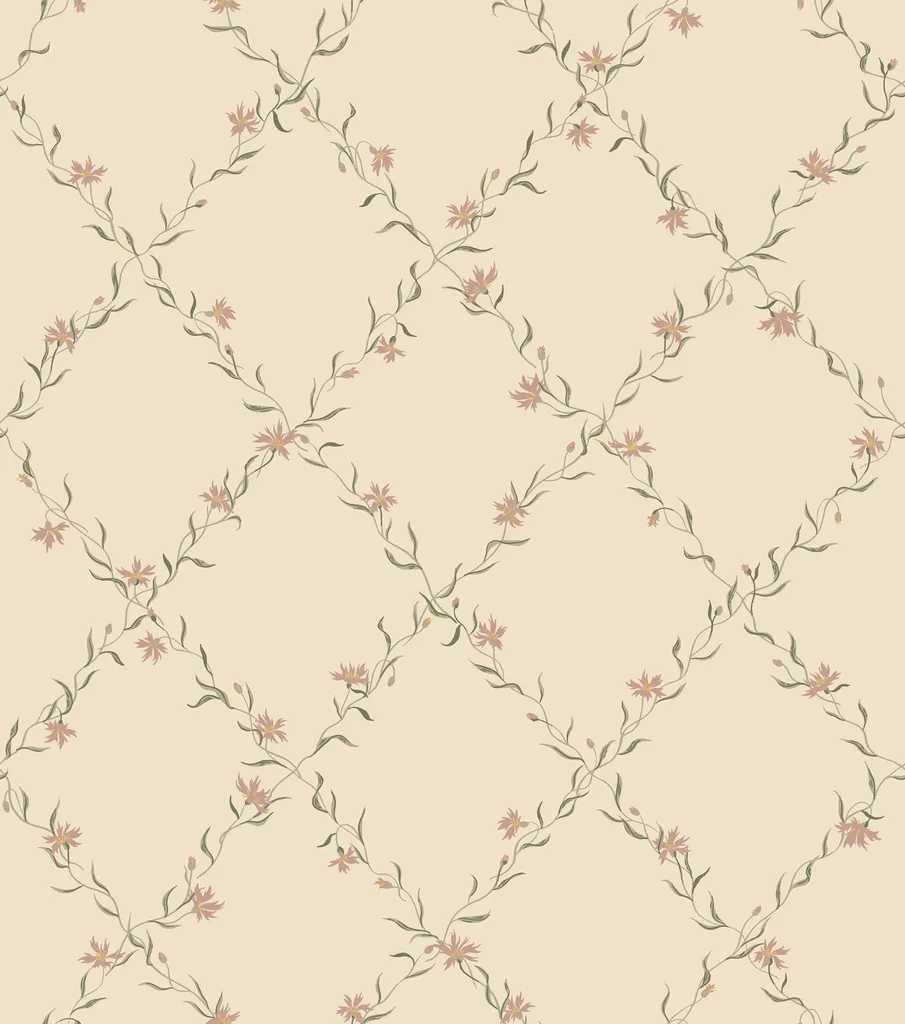 Sandberg Ewa in Dusty Pink wallpaper (S10458)