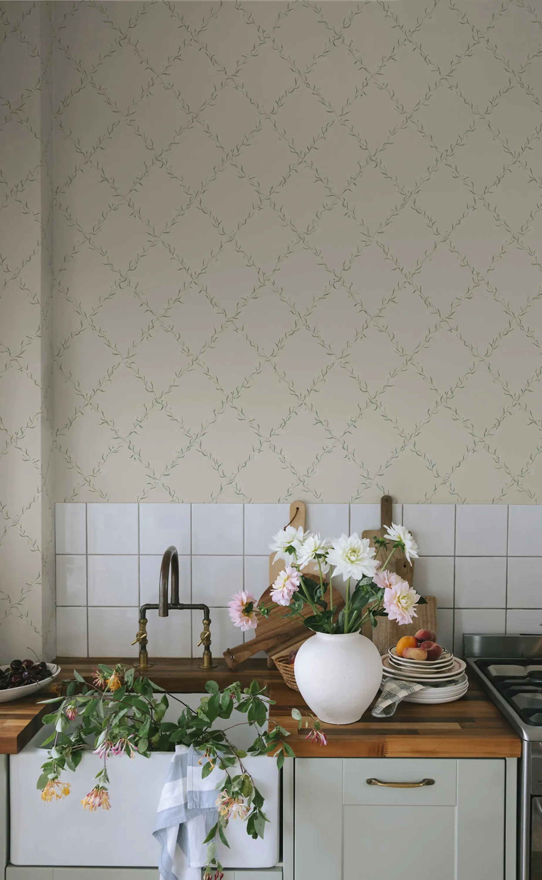 Sandberg Ewa in Sandstone wallpaper (S10457)