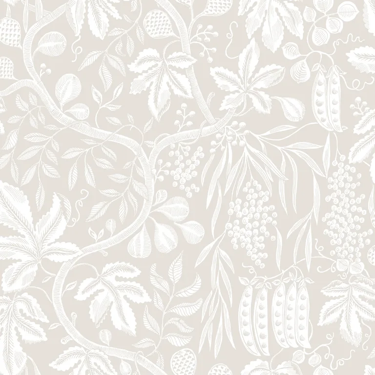 Sandberg Fig Garden in Sandstone wallpaper (S10258)