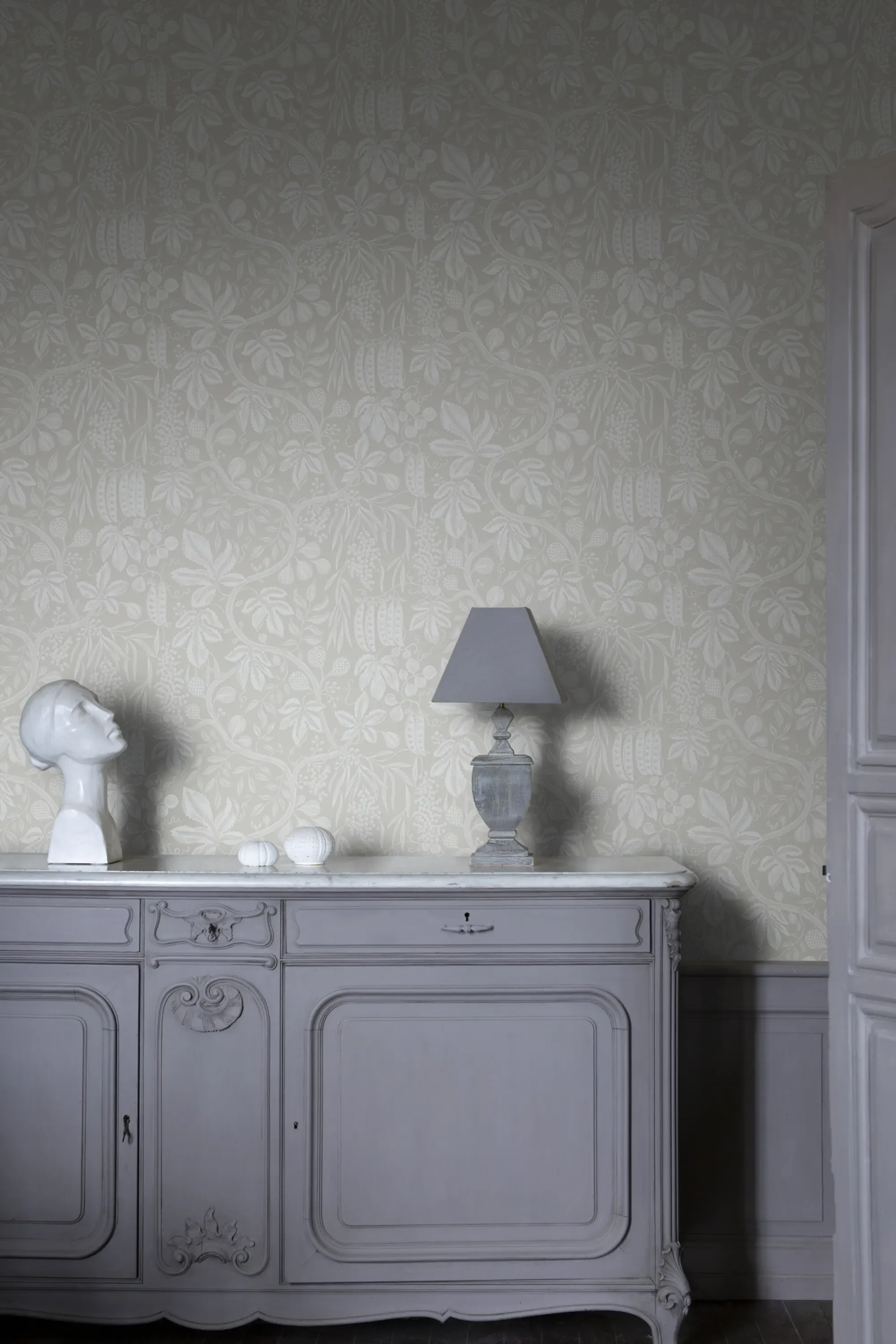 Sandberg Fig Garden in Sandstone wallpaper (S10258)