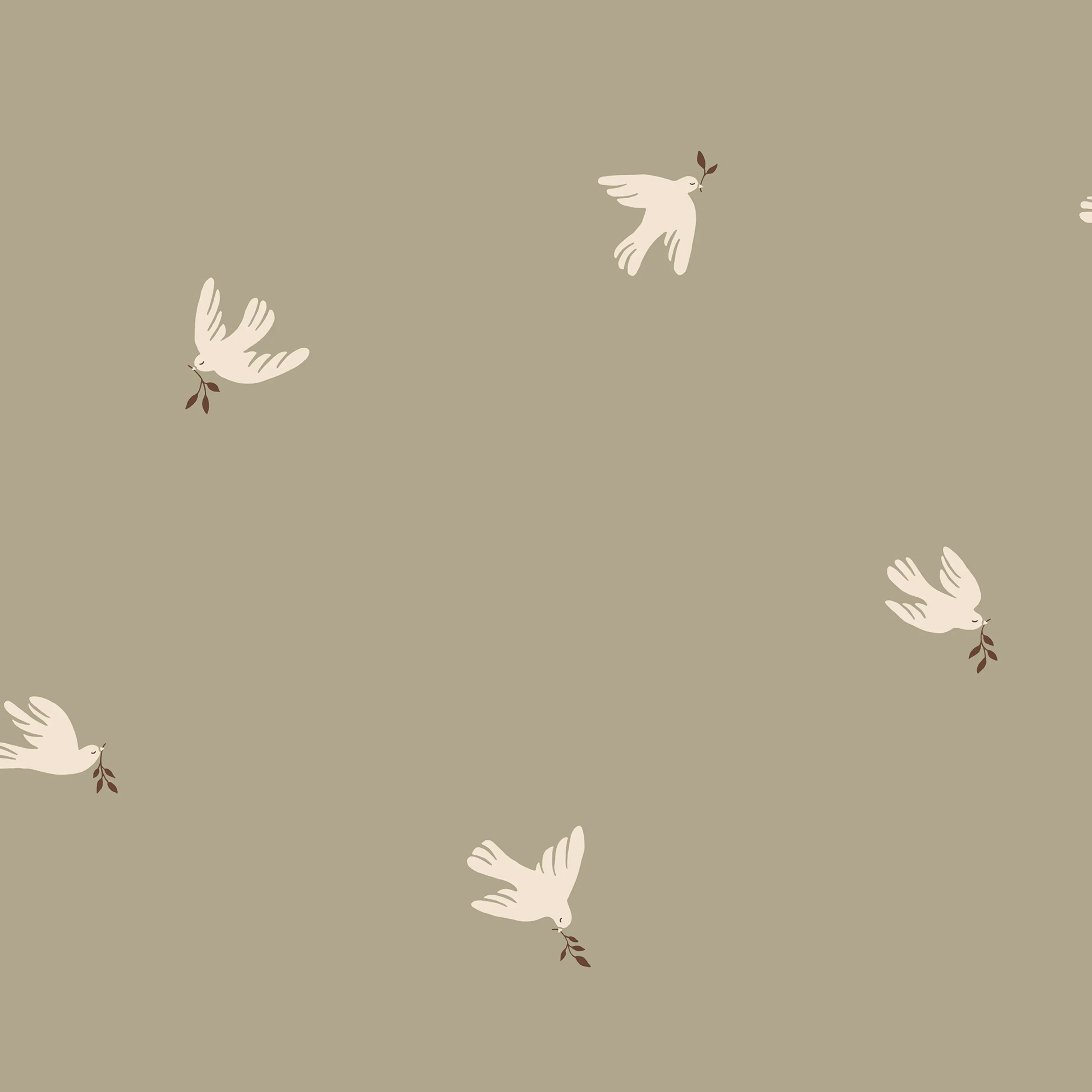 Sandberg Frida in Olive Green wallpaper (S10626)