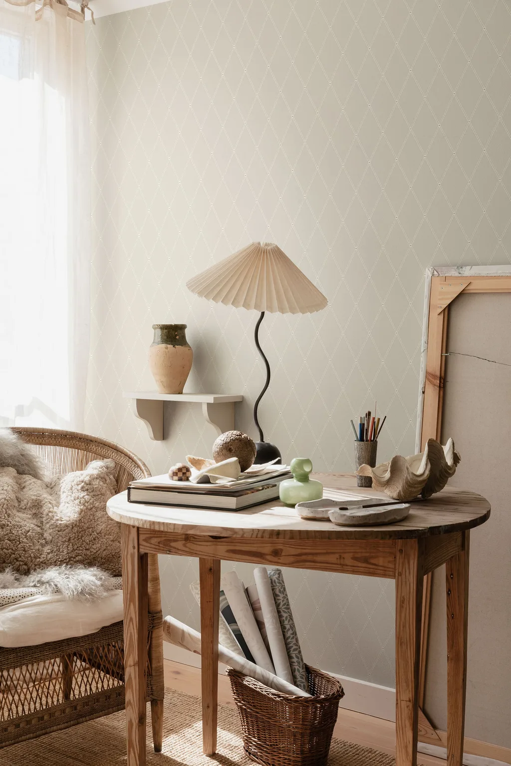 Sandberg Gabriel in Gray wallpaper (491-21)