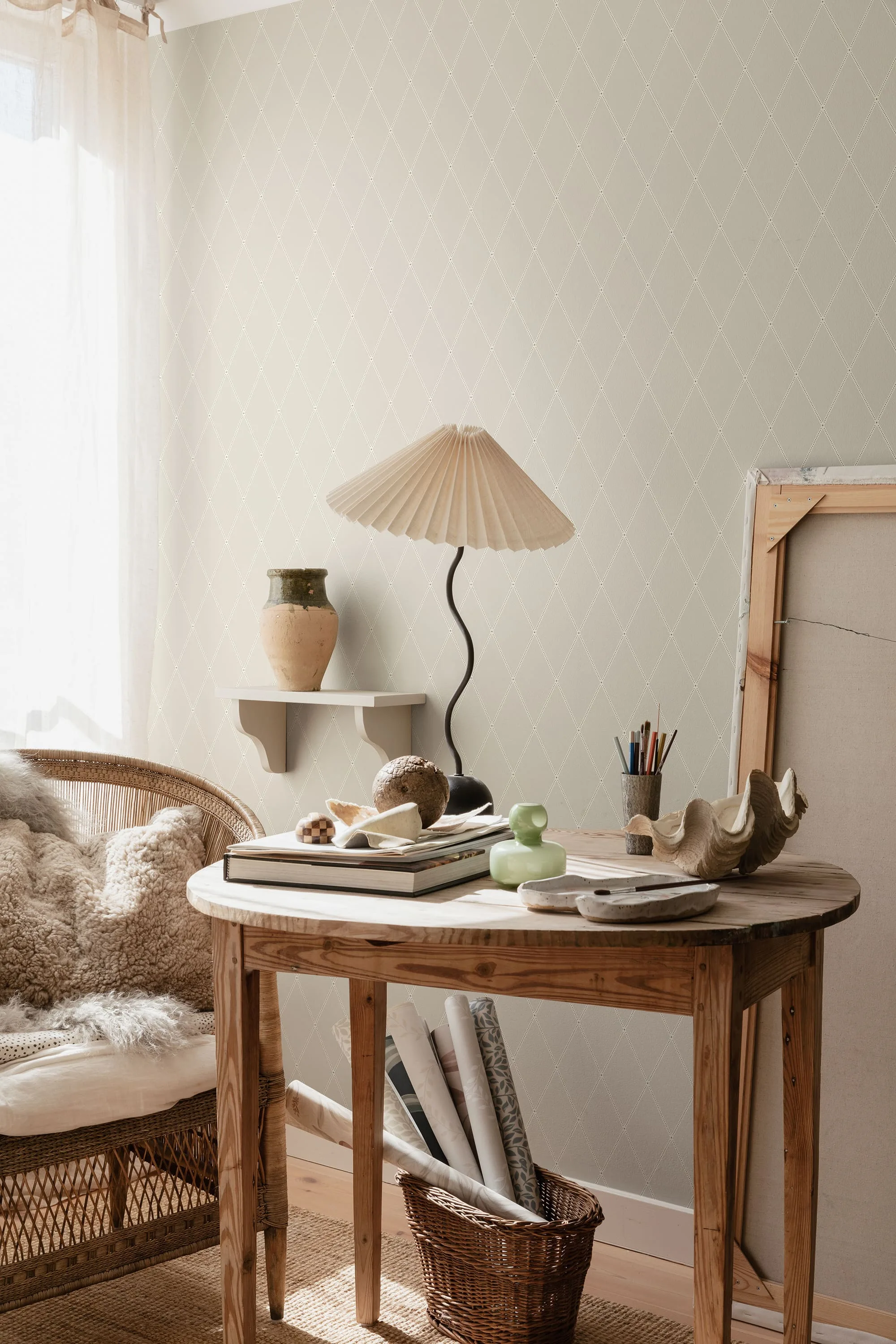 Sandberg Gabriel in Gray wallpaper (491-21)