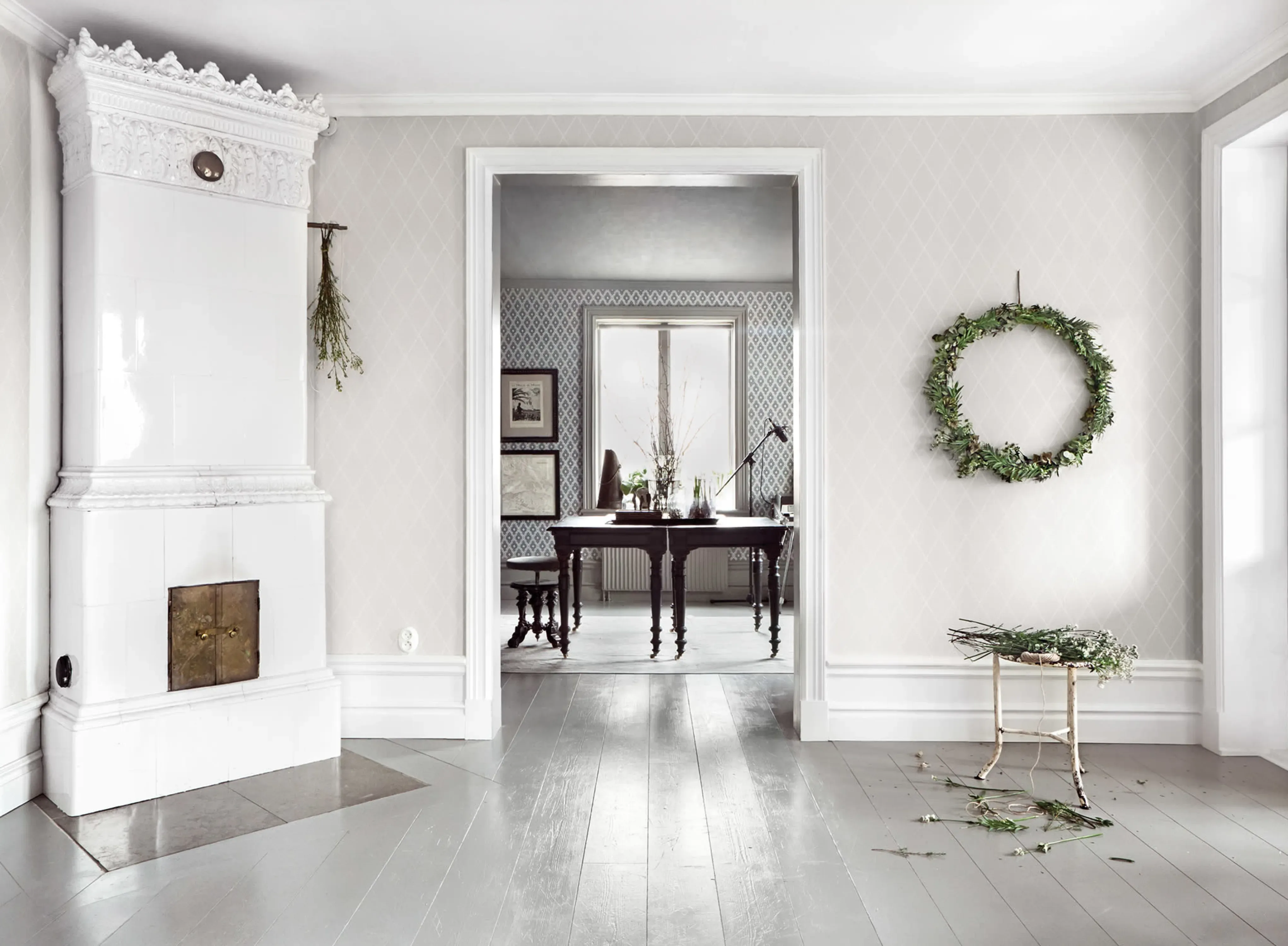 Sandberg Gabriel in Gray wallpaper (491-21)