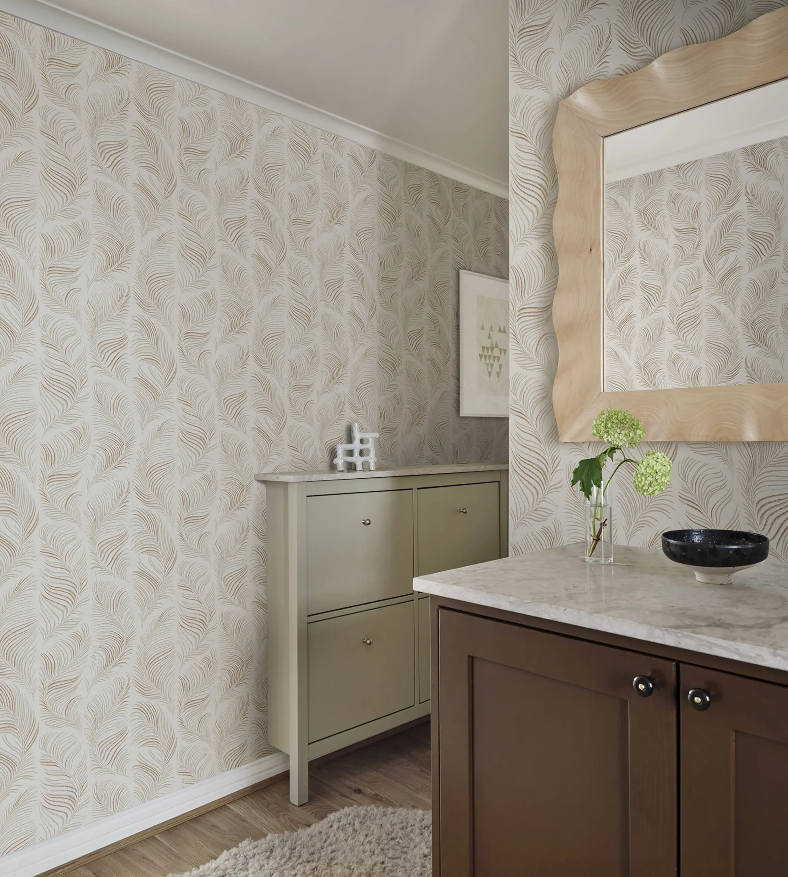 Sandberg Grace in Beige wallpaper (S10337)