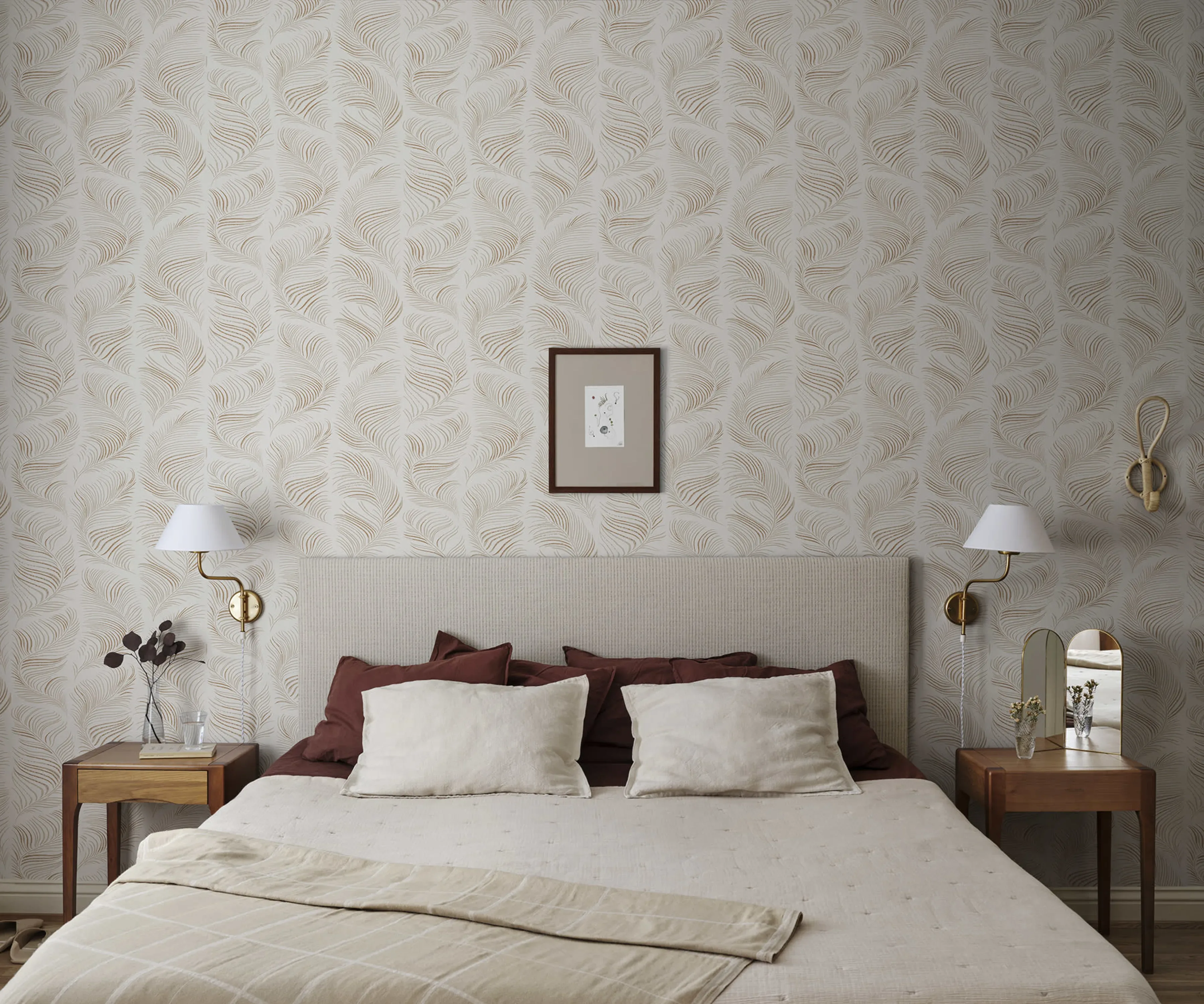 Sandberg Grace in Beige wallpaper (S10337)