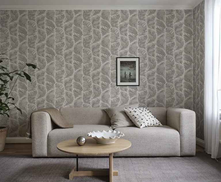 Sandberg Grace in Graphite wallpaper (S10338)