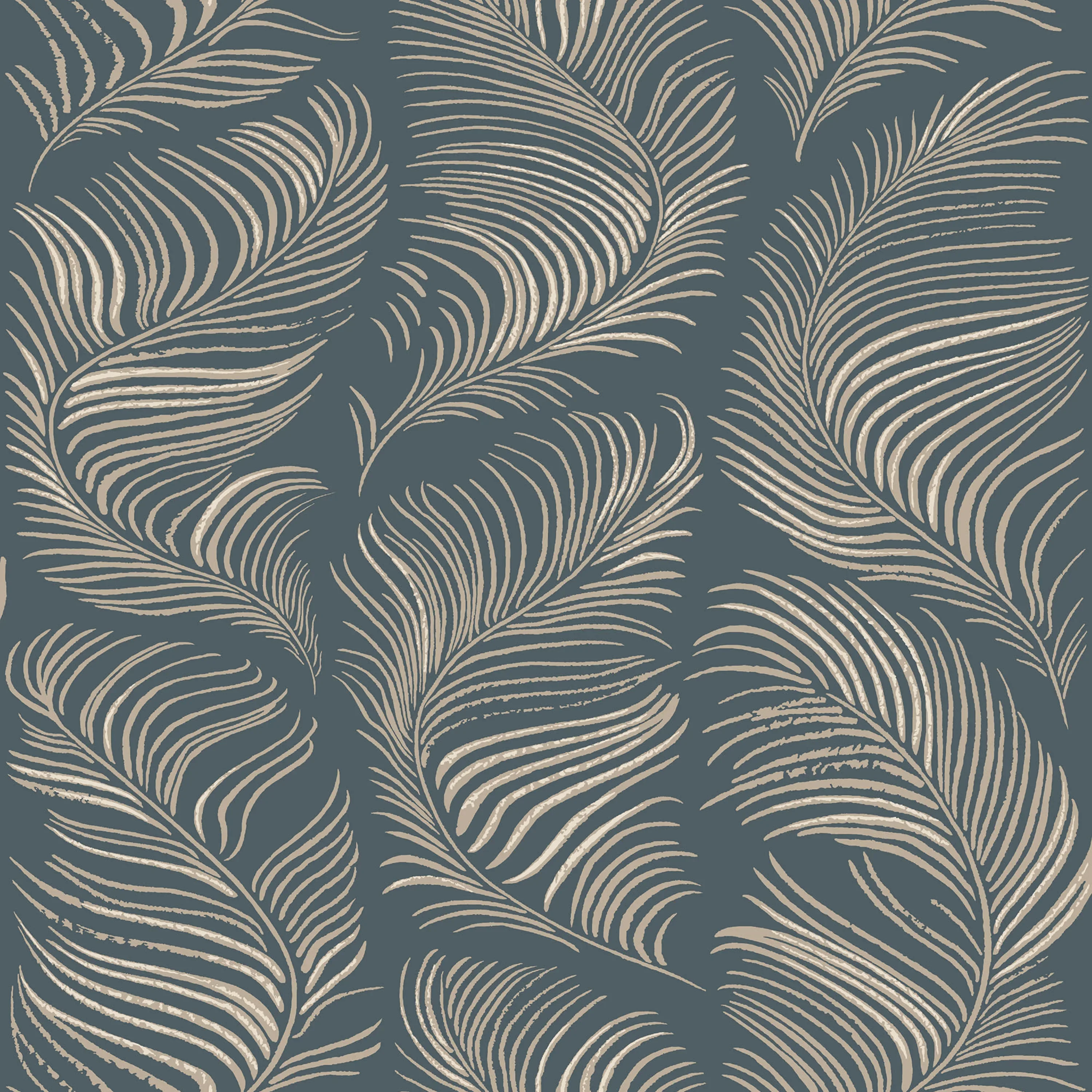 Sandberg Grace in Midnight Blue wallpaper (S10339)