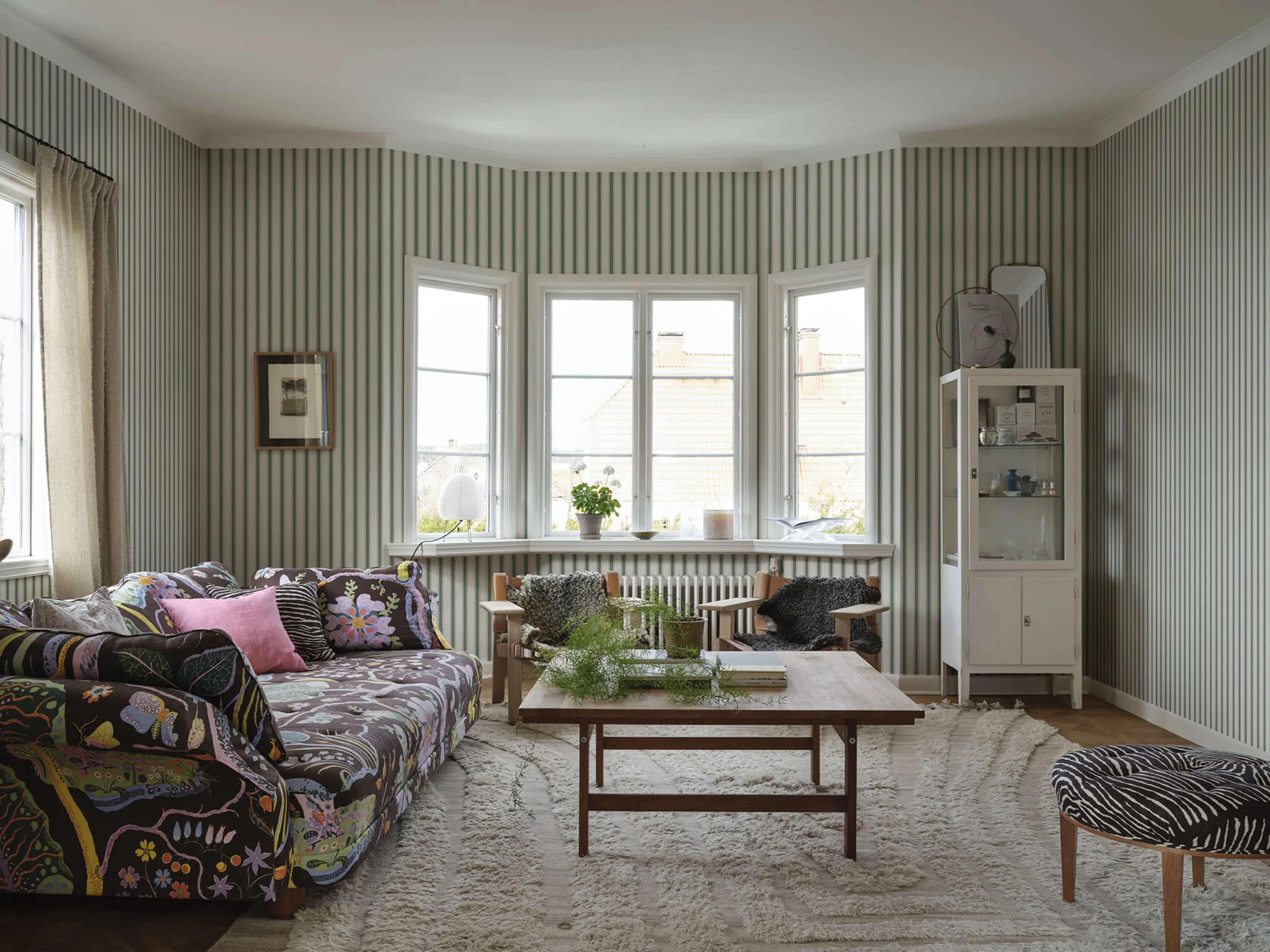 Sandberg Gustav in Green wallpaper (S10383)