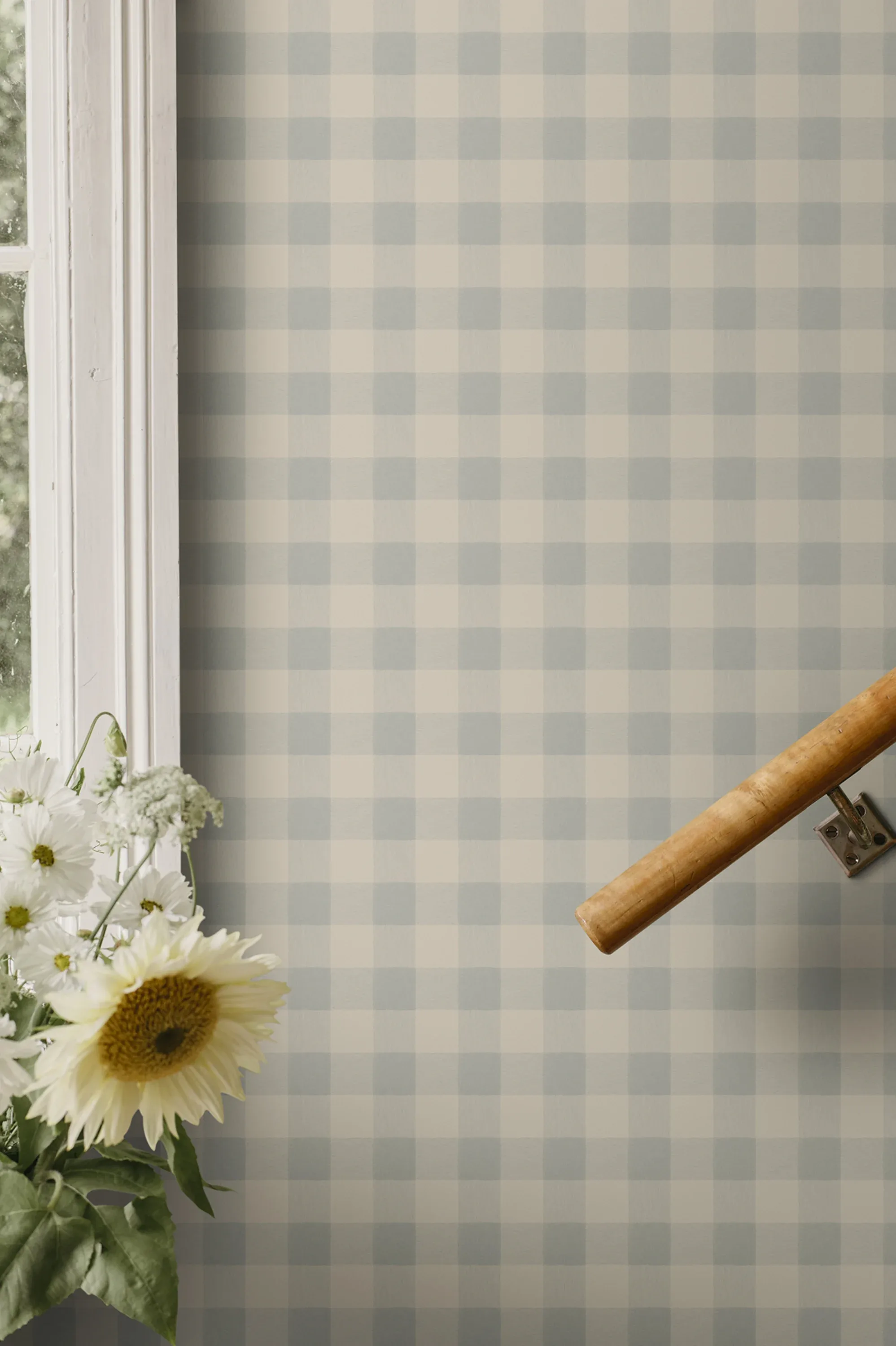 Sandberg Harry in Misty Blue wallpaper (S10503)