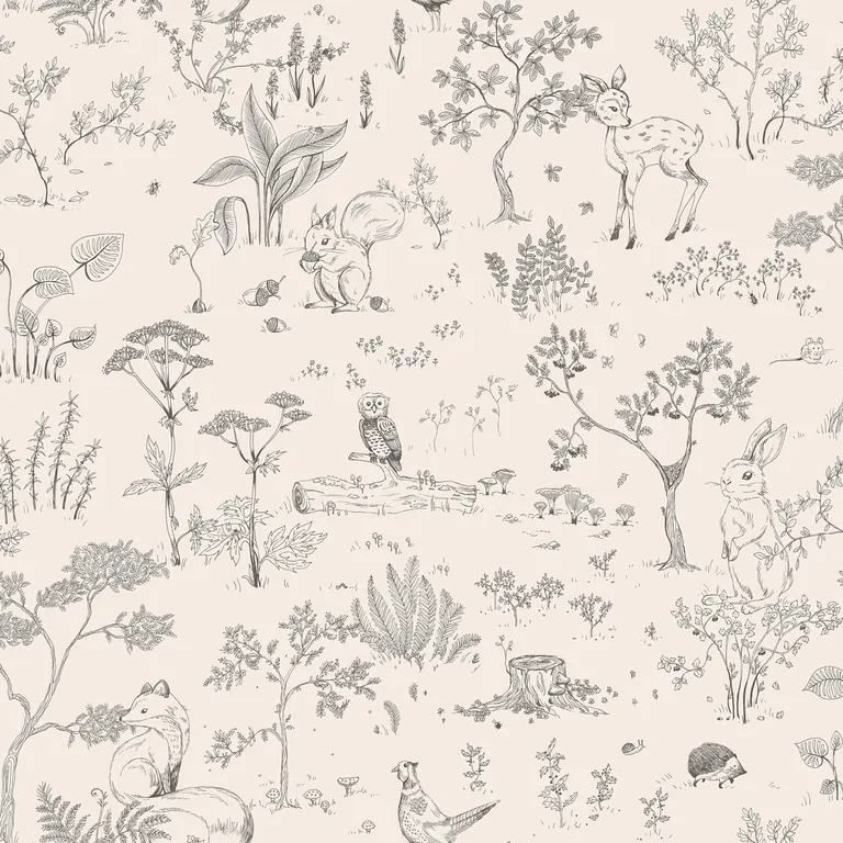 Sandberg Hollie in Graphite wallpaper (S10642)