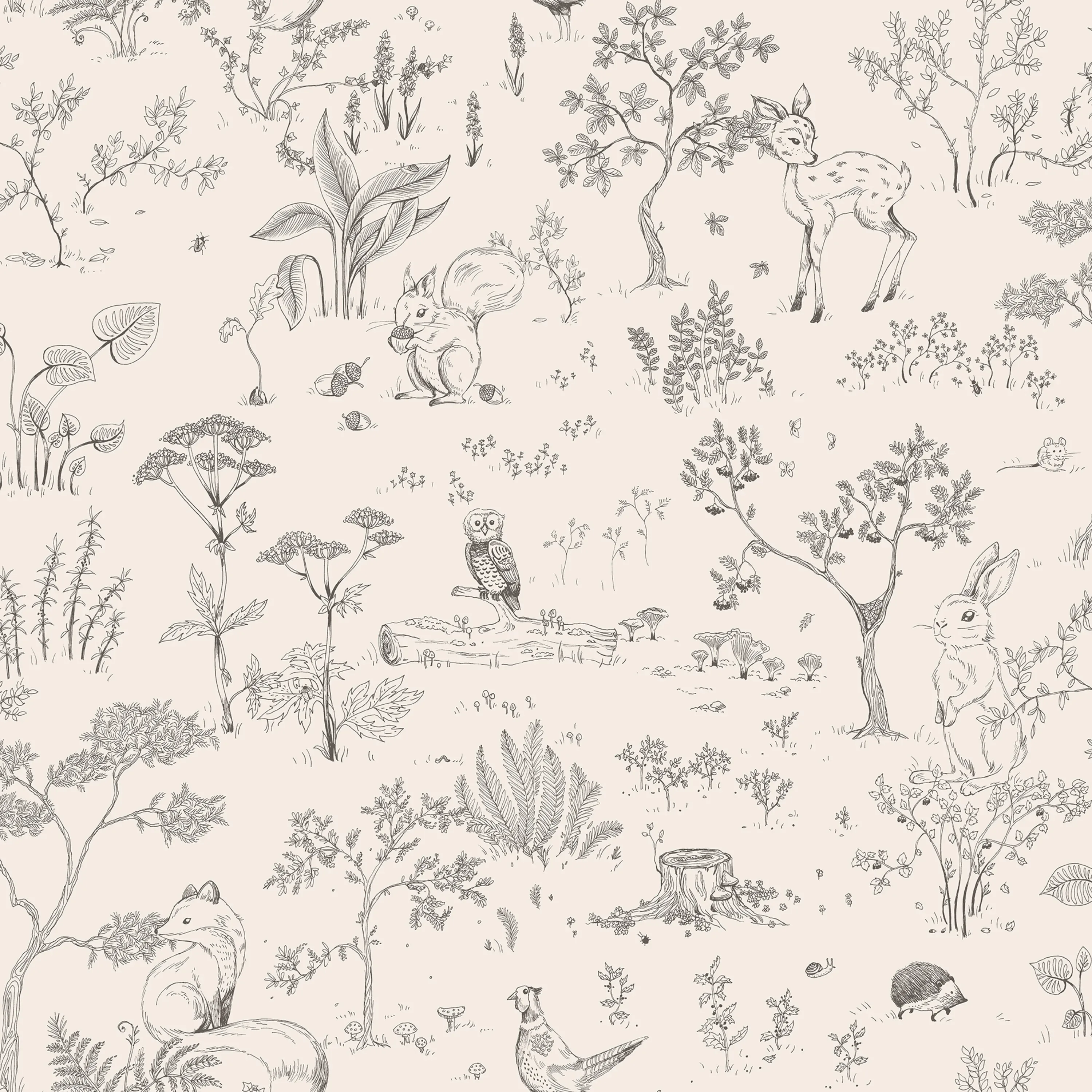 Sandberg Hollie in Graphite wallpaper (S10642)