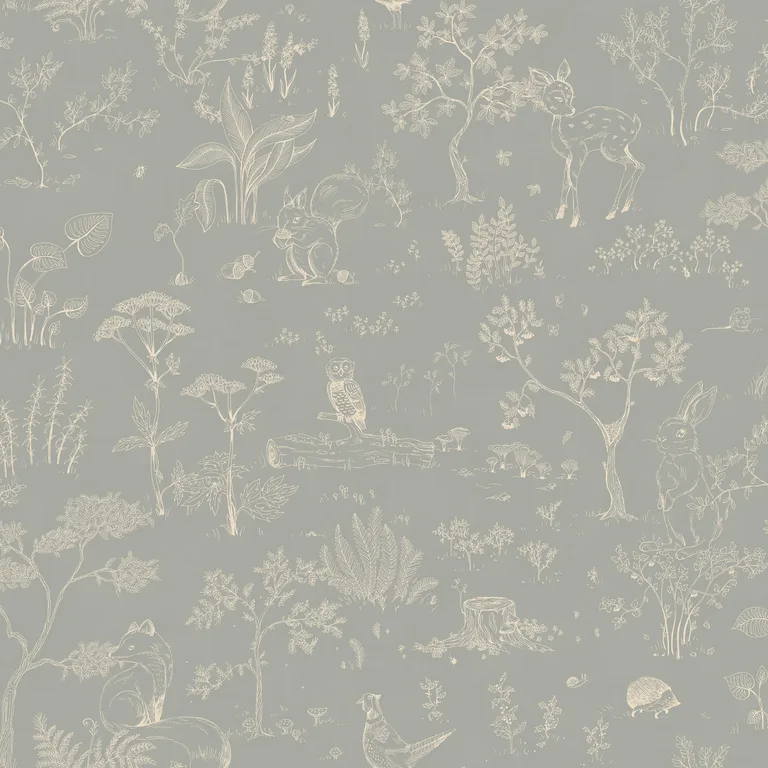 Sandberg Hollie in Misty Blue wallpaper (S10640)