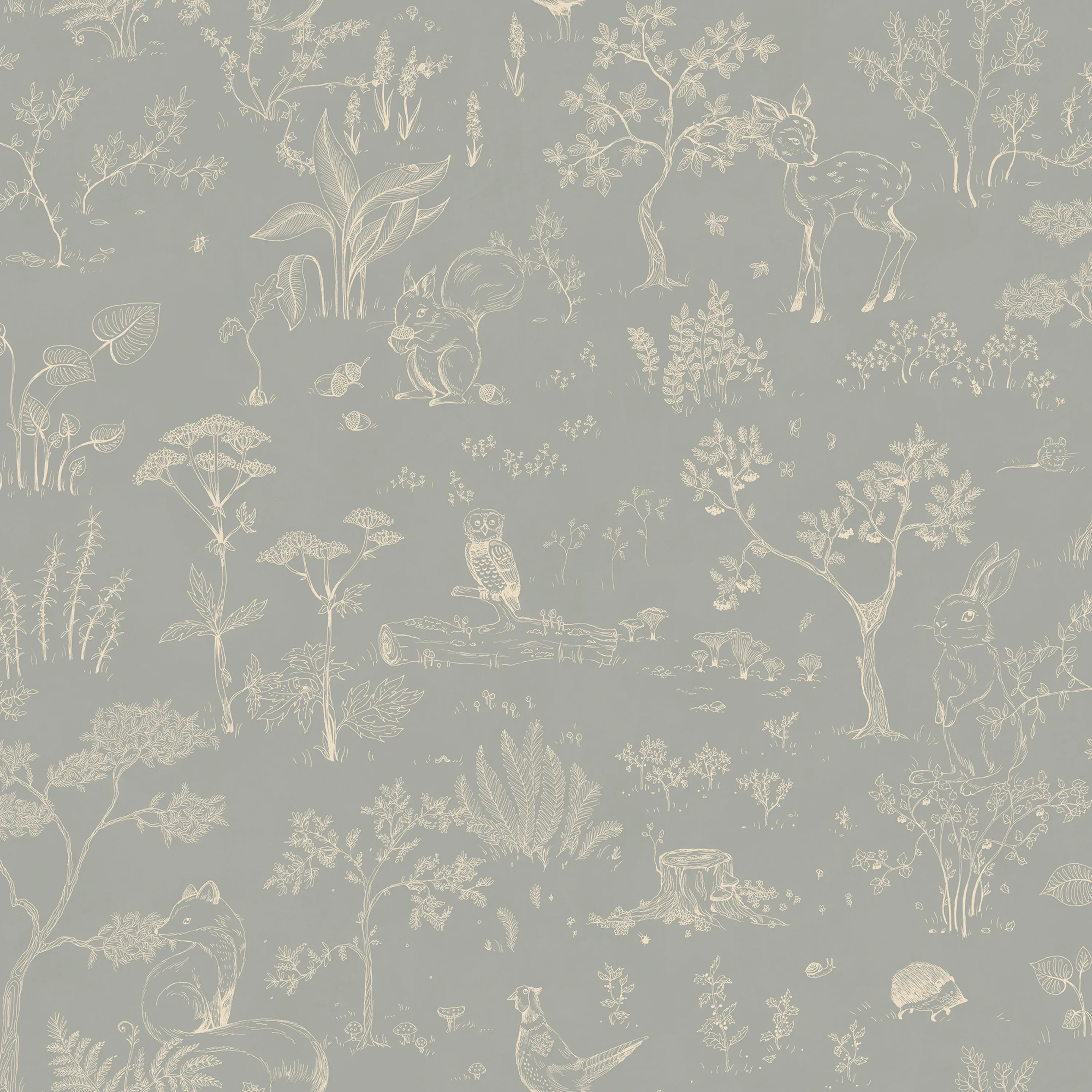 Sandberg Hollie in Misty Blue wallpaper (S10640)