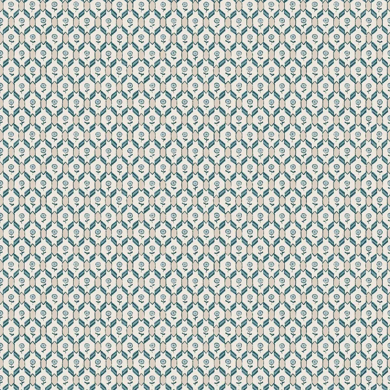 Sandberg Hugo in Misty Blue wallpaper (S10244)