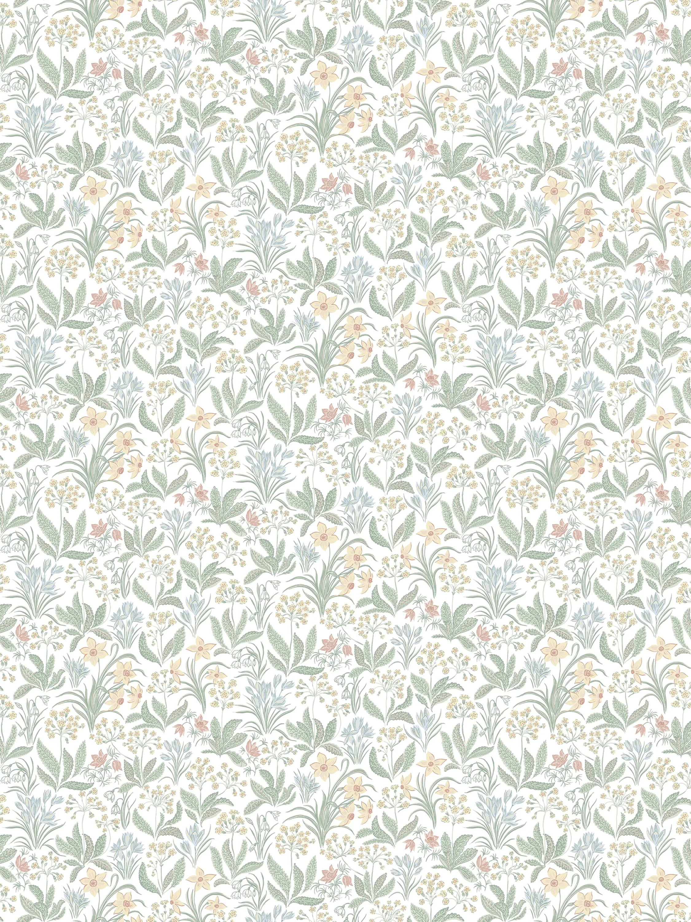 Sandberg Huset i Solen in Spring Green wallpaper (S10160)