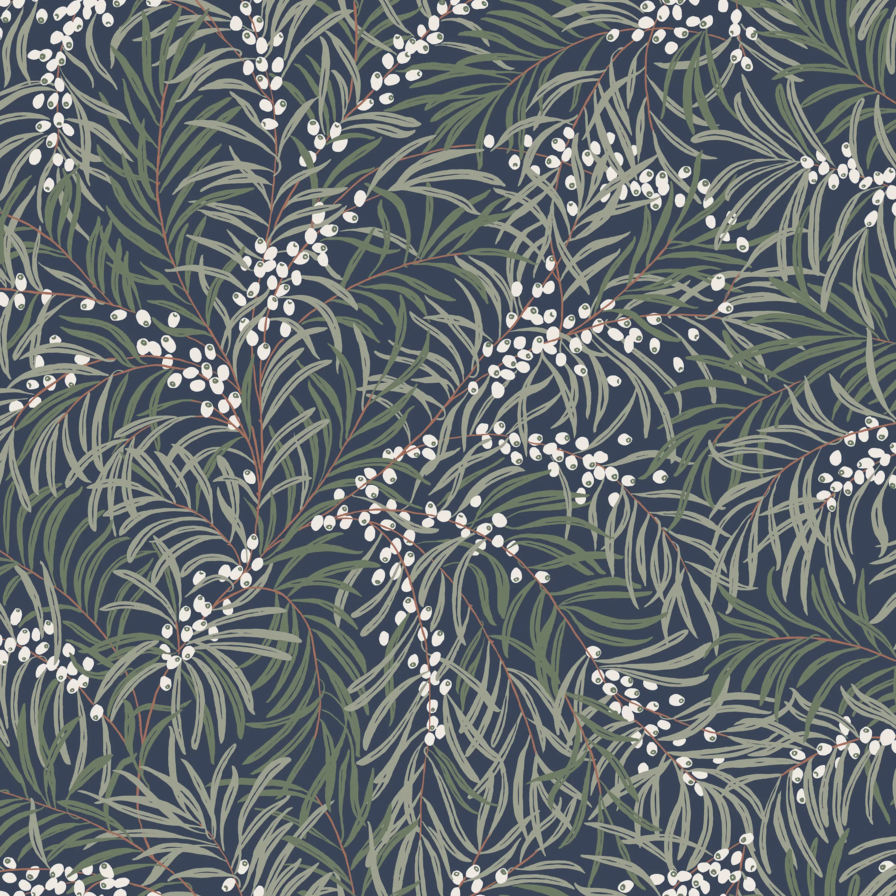 Sandberg Idun in Classic Blue wallpaper (S10208)
