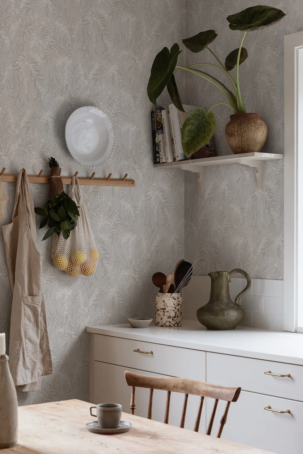 Sandberg Idun in Mineral Gray wallpaper (S10207)