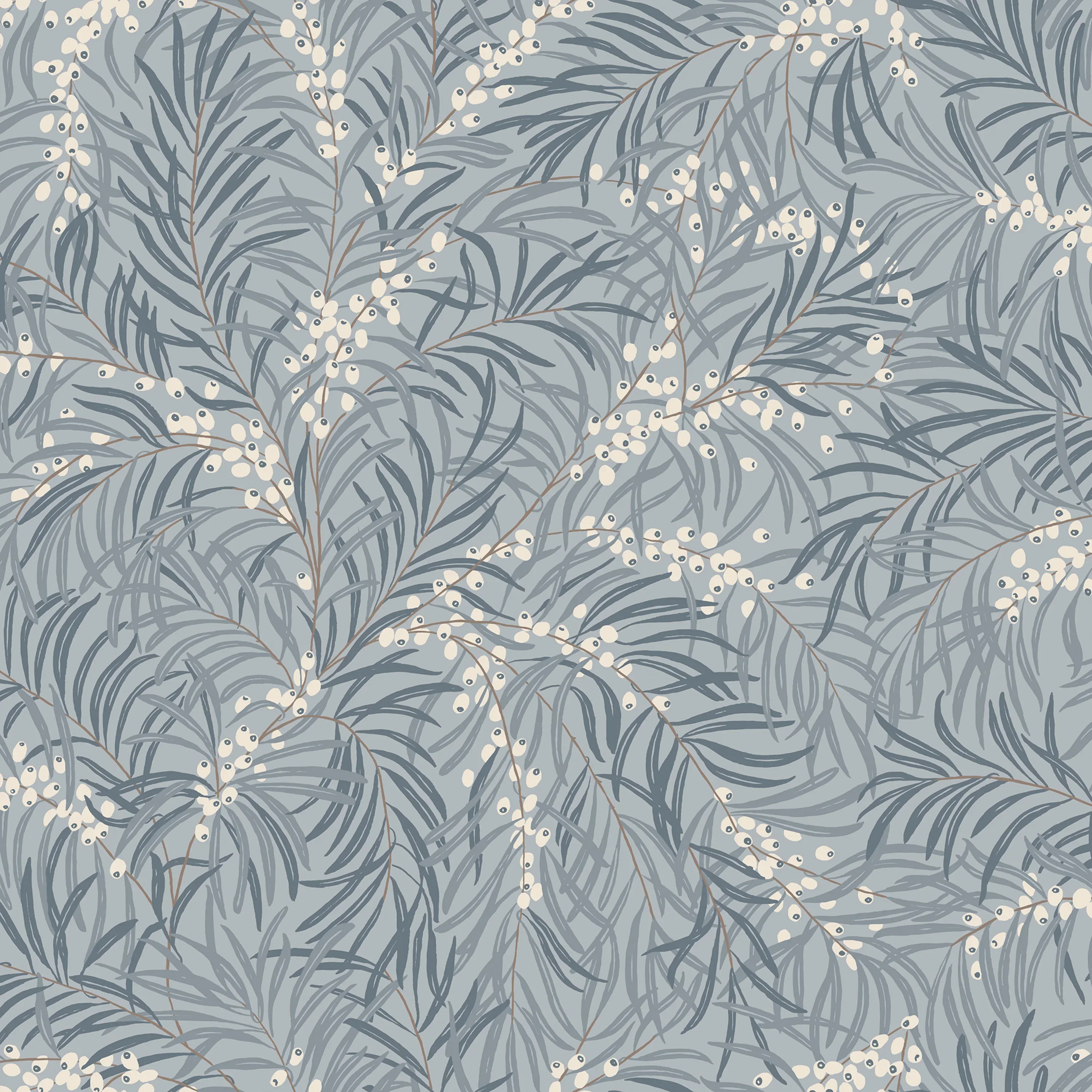 Sandberg Idun in Misty Blue wallpaper (S10226)