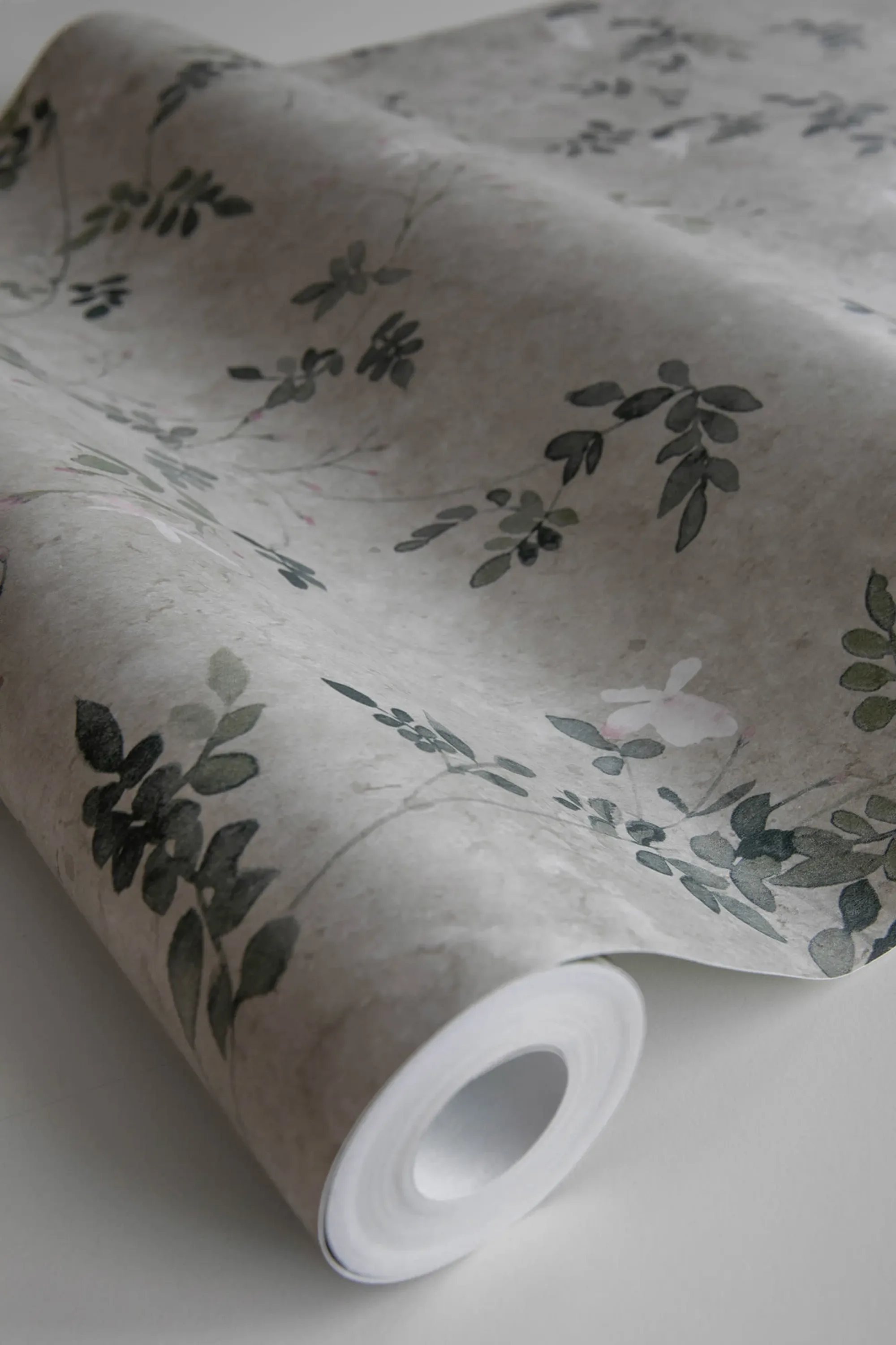 Sandberg Irene in Olive Green wallpaper (S10112)
