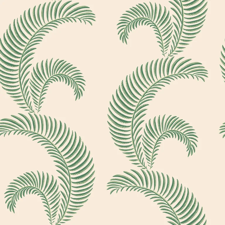 Sandberg Jasmine in Garden Green wallpaper (S10439)