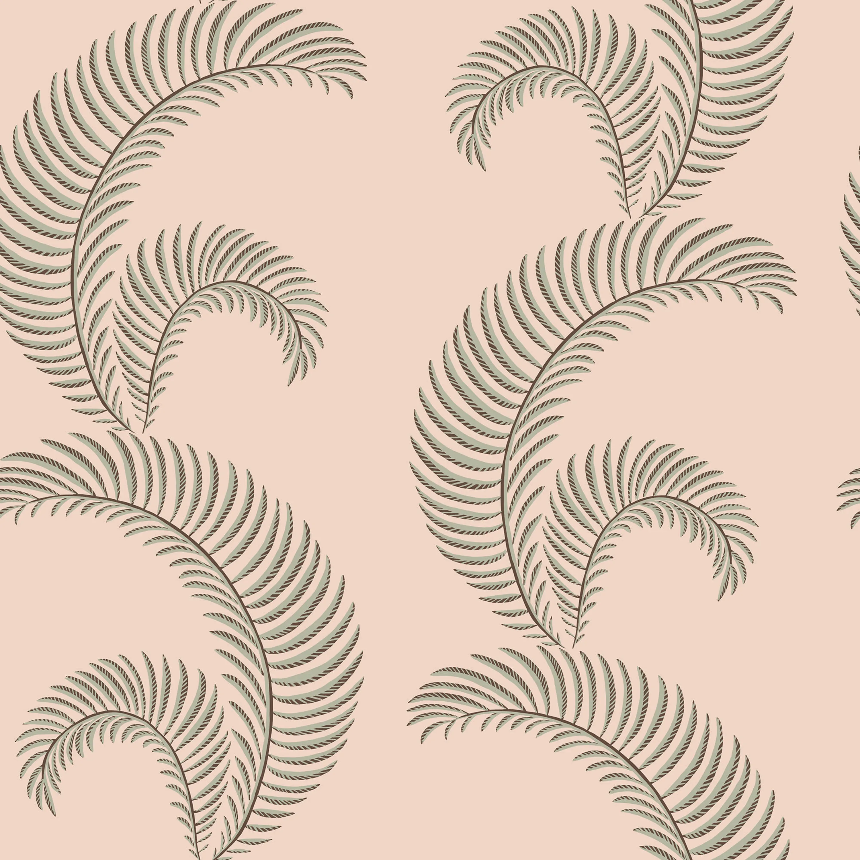 Sandberg Jasmine in Pink wallpaper (S10441)