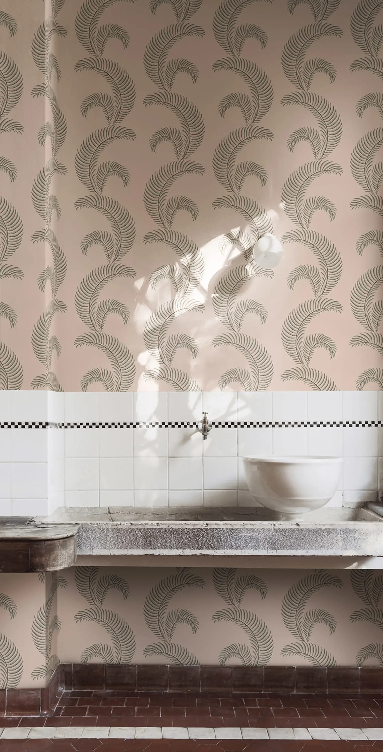 Sandberg Jasmine in Pink wallpaper (S10441)