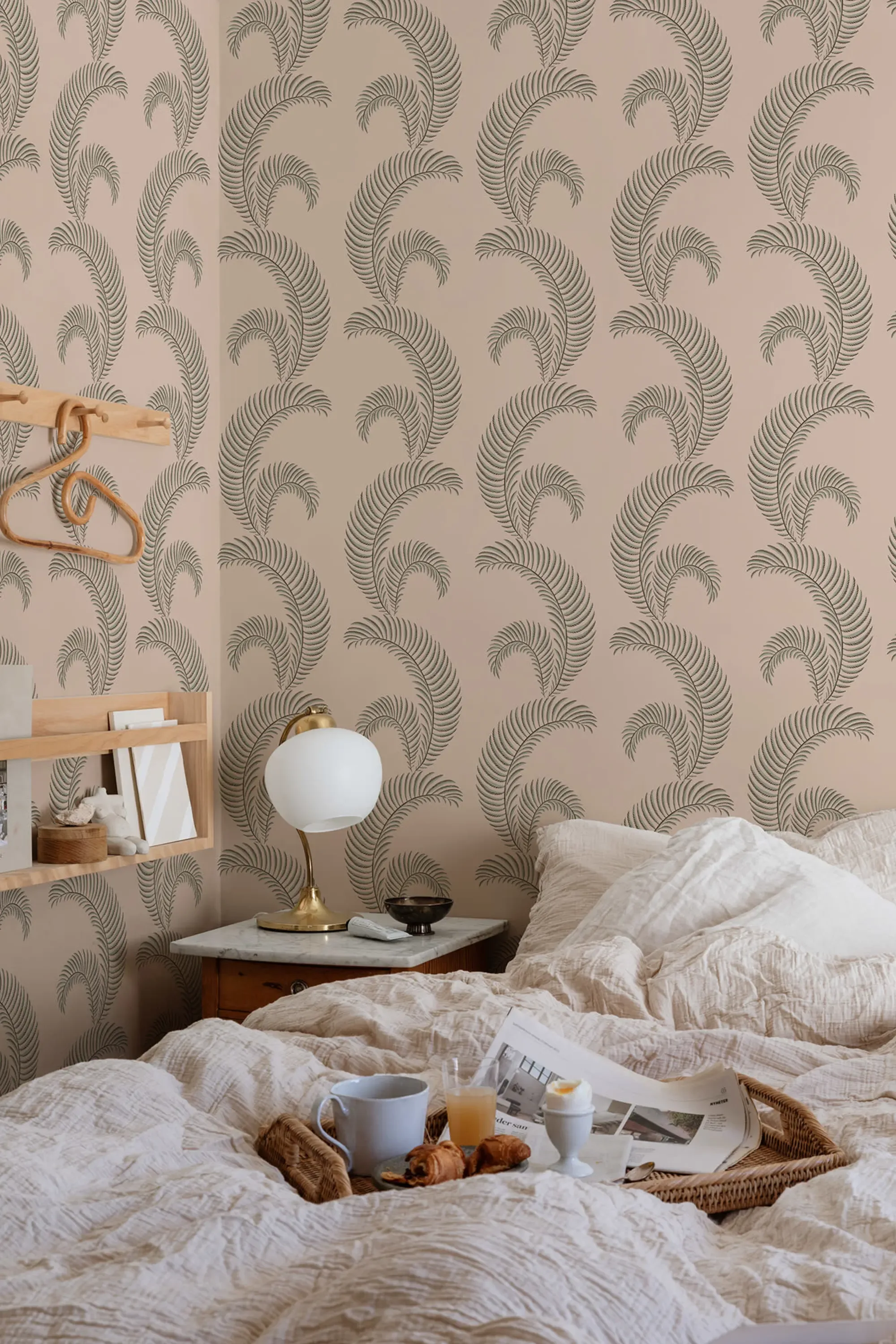 Sandberg Jasmine in Pink wallpaper (S10441)