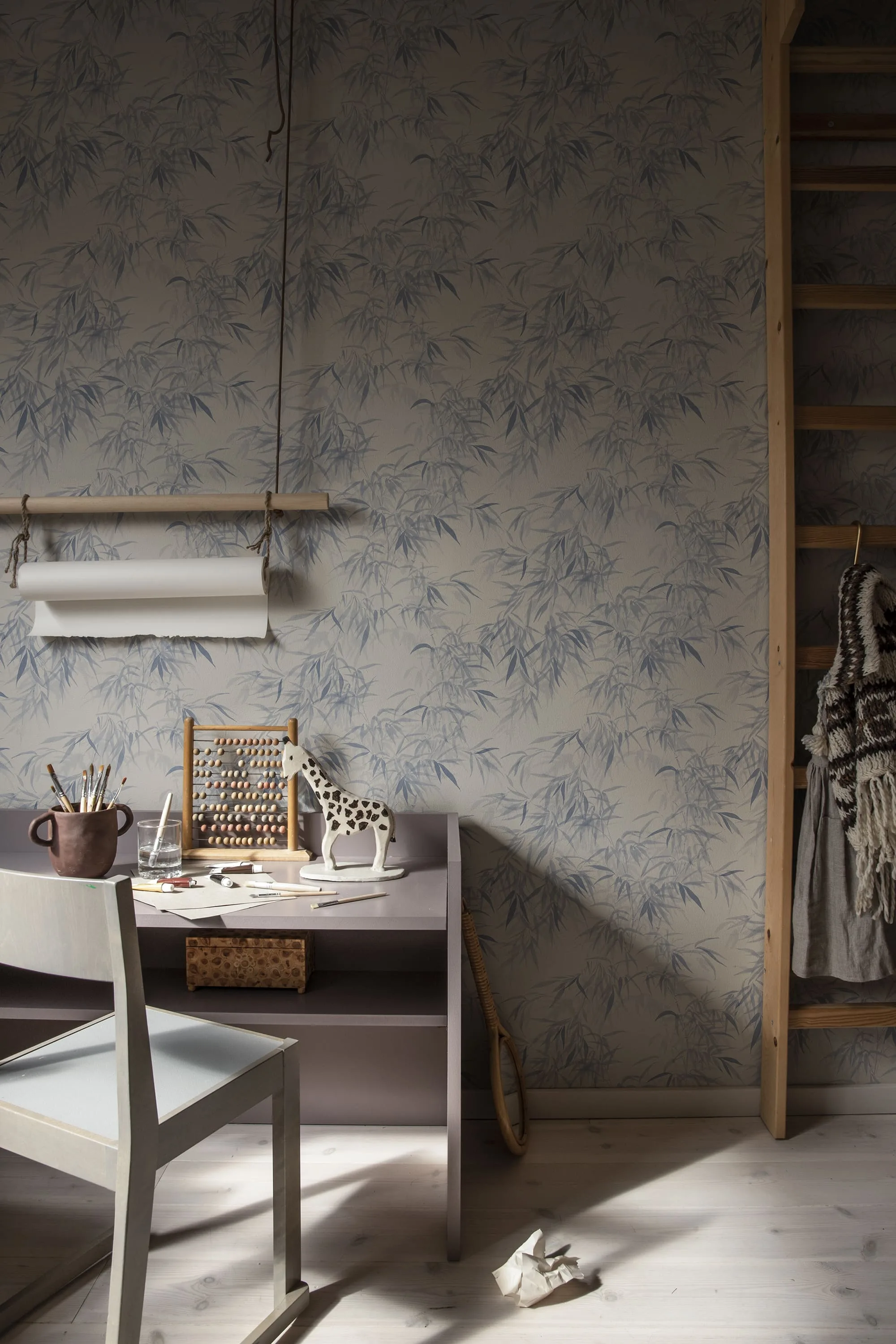 Sandberg Jon in Indigo Blue wallpaper (S10115)