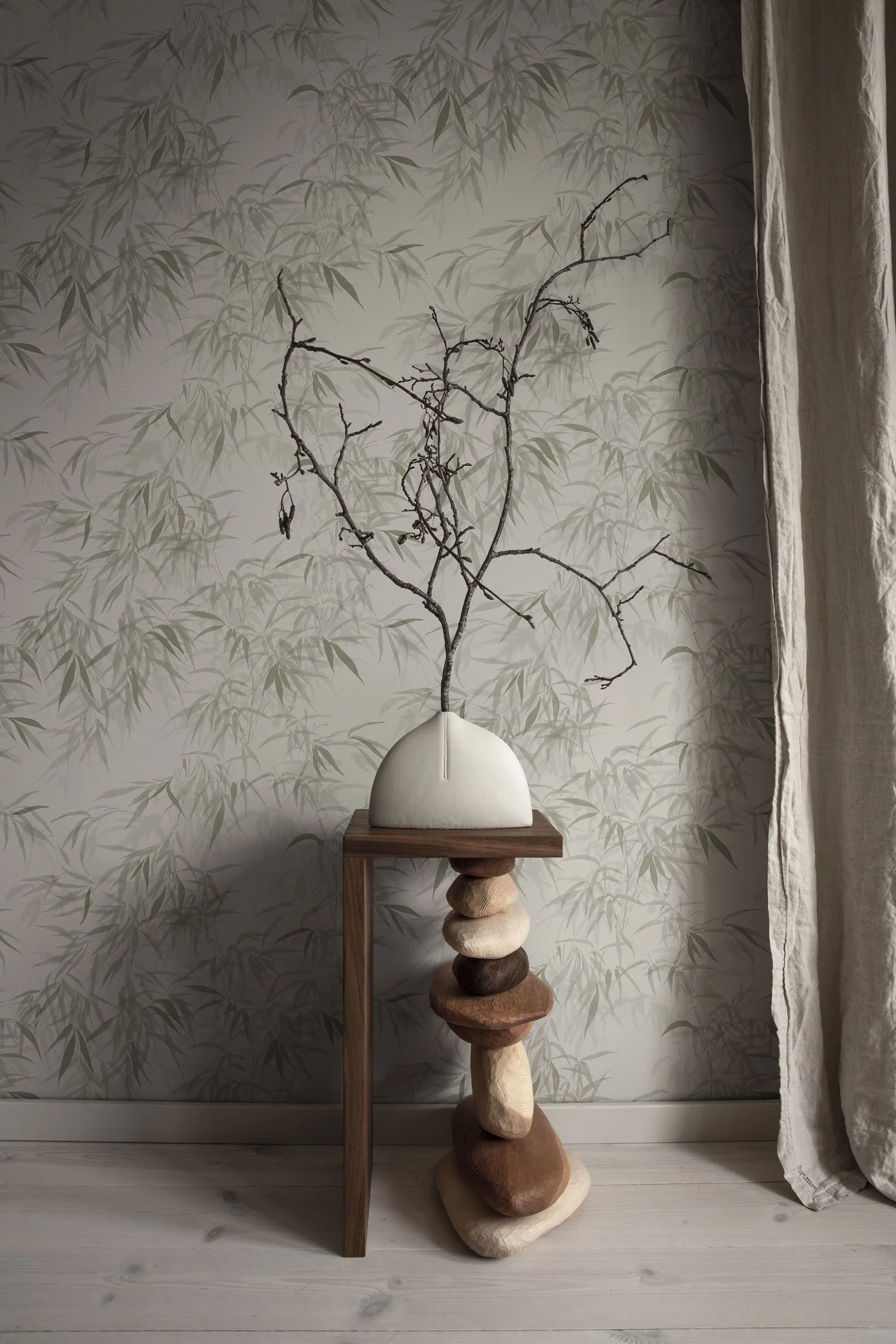 Sandberg Jon in Olive Green wallpaper (S10116)