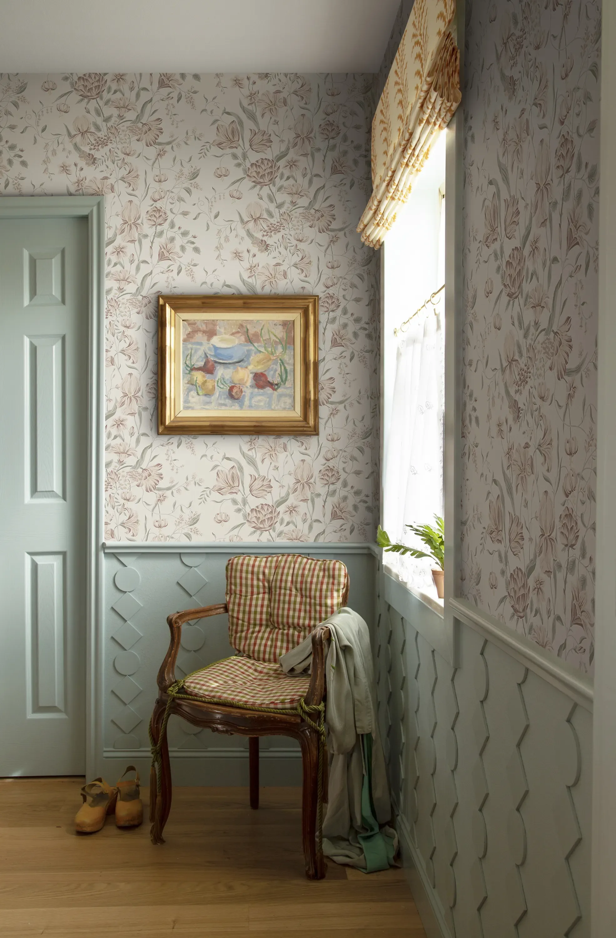 Sandberg Karins Bukett in Powder Pink wallpaper (S10164)