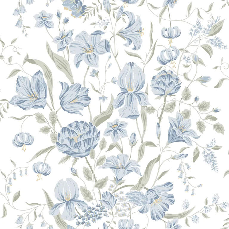 Sandberg Karins Bukett in Sky Blue wallpaper (S10162)