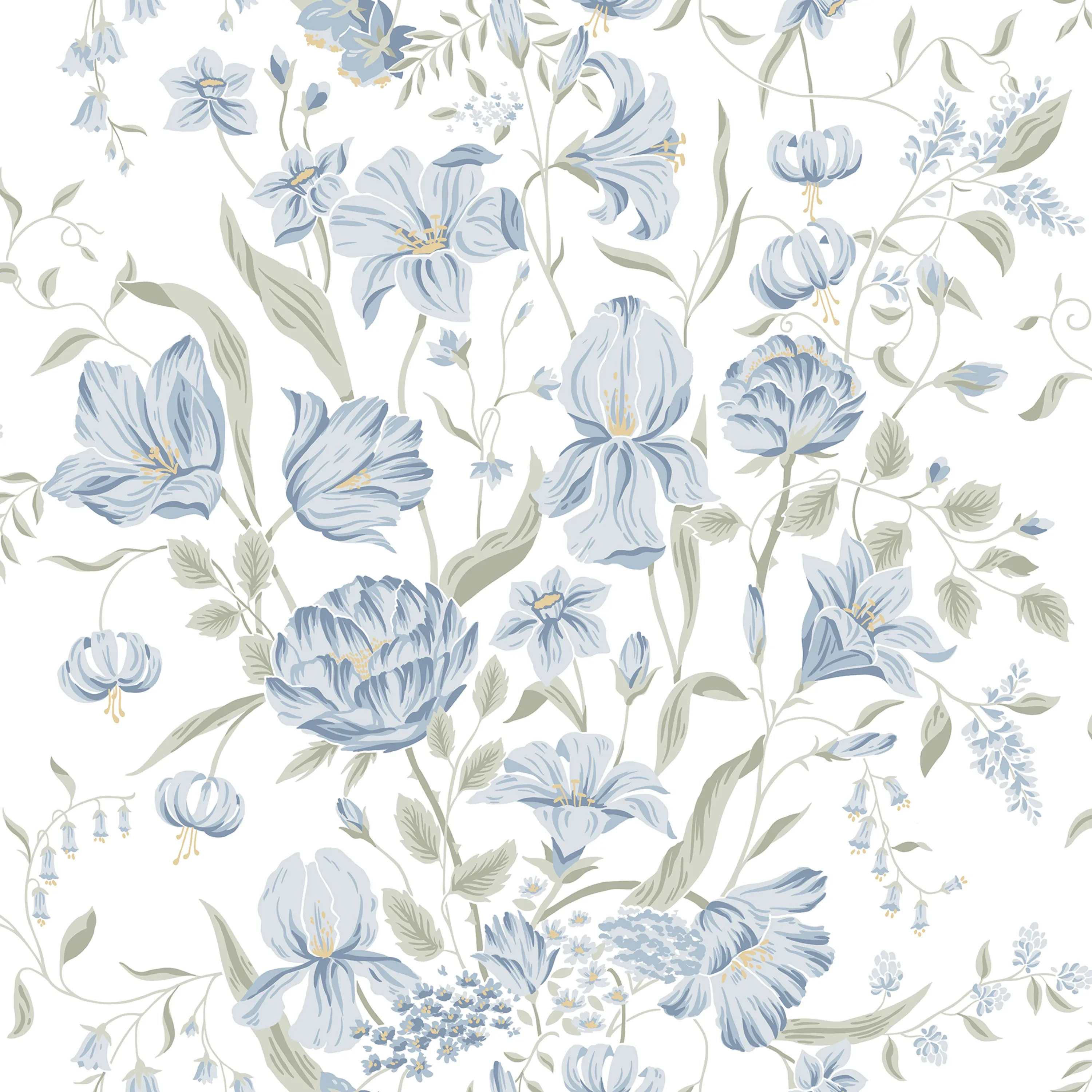 Sandberg Karins Bukett in Sky Blue wallpaper (S10162)