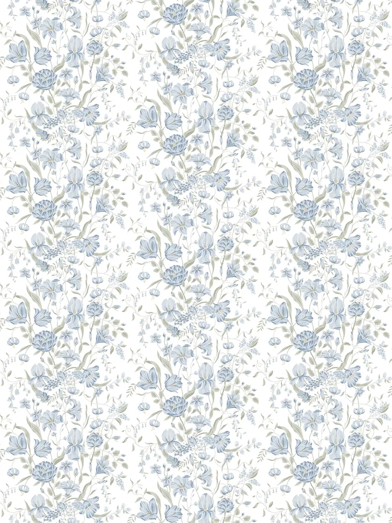 Sandberg Karins Bukett in Sky Blue wallpaper (S10162)