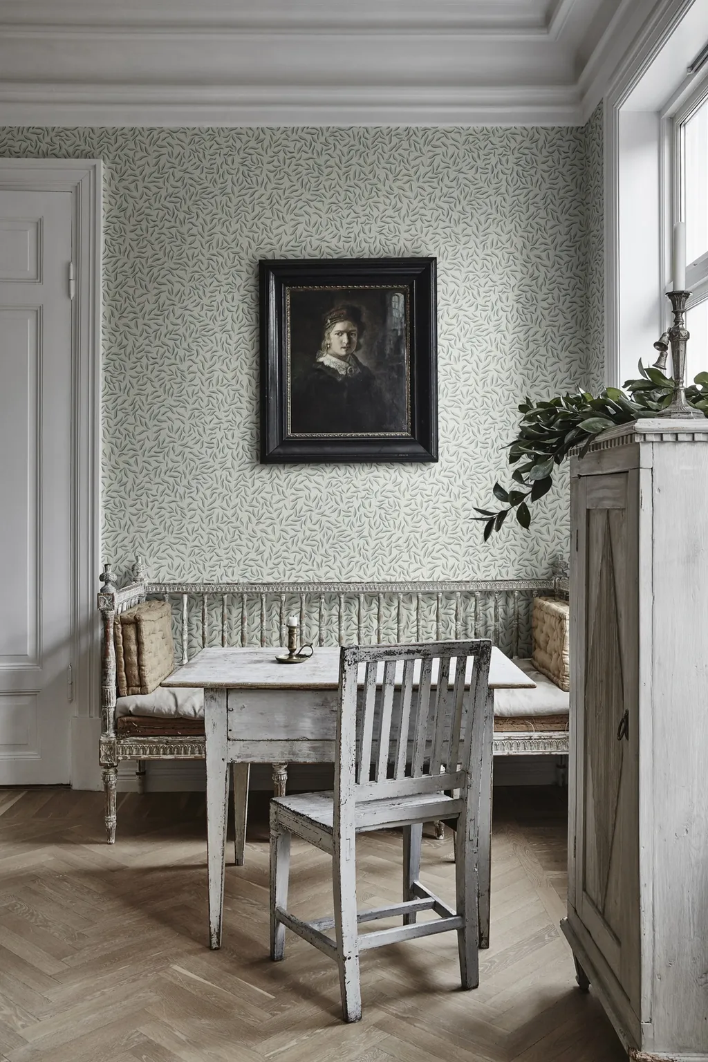 Sandberg Karolina in Green wallpaper (807-38)