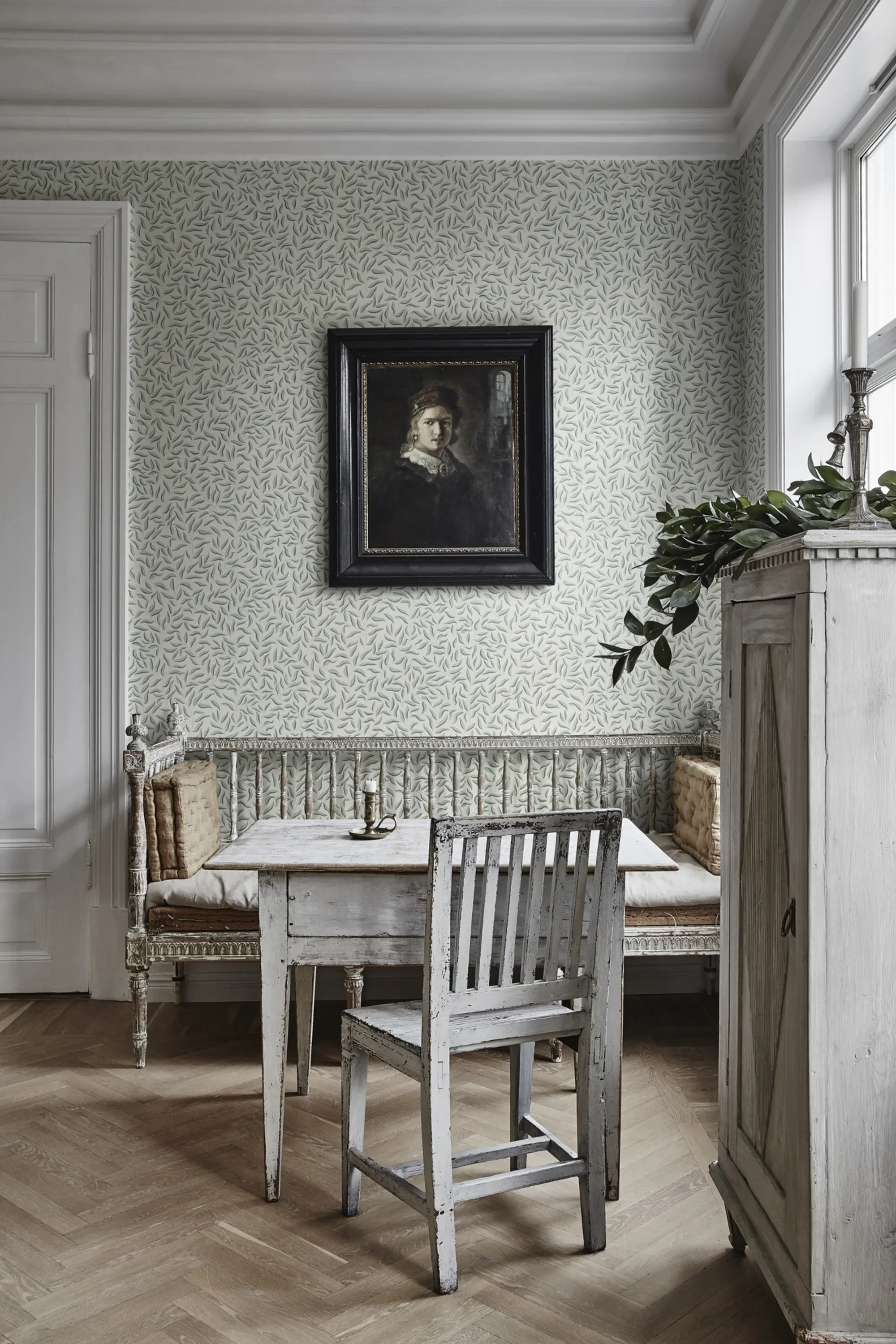 Sandberg Karolina in Green wallpaper (807-38)