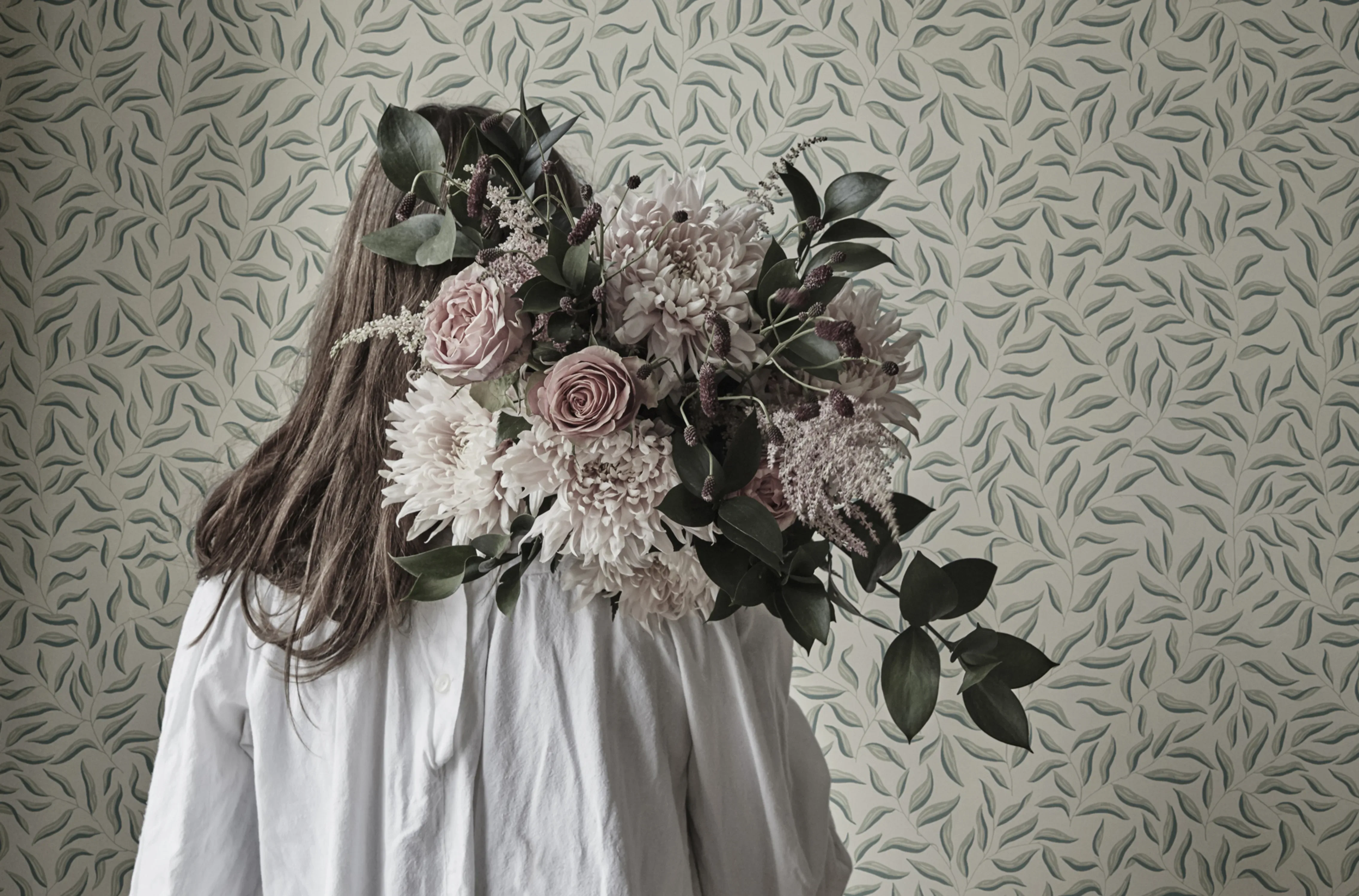 Sandberg Karolina in Green wallpaper (807-38)
