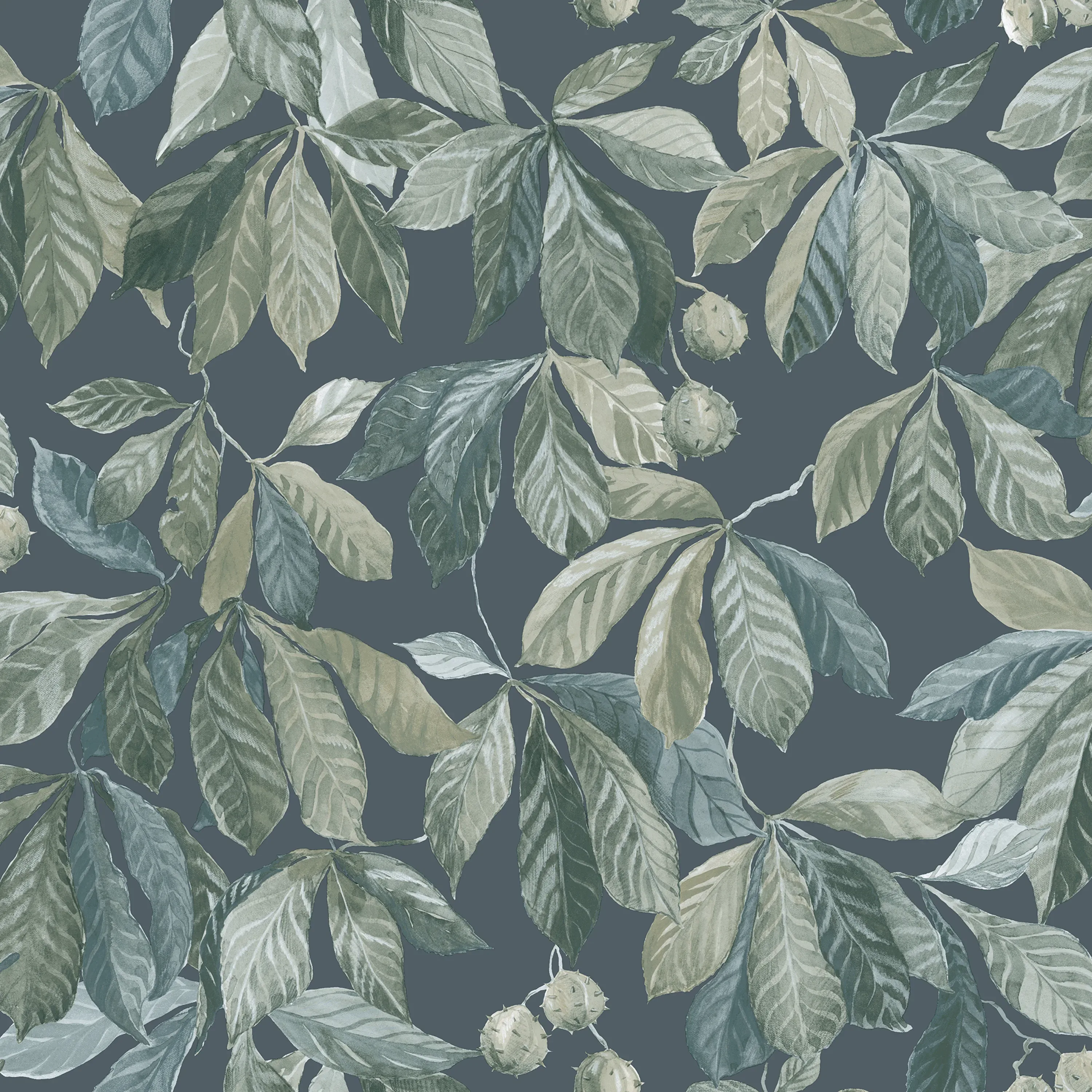 Sandberg Kersti in Indigo wallpaper (S10146)