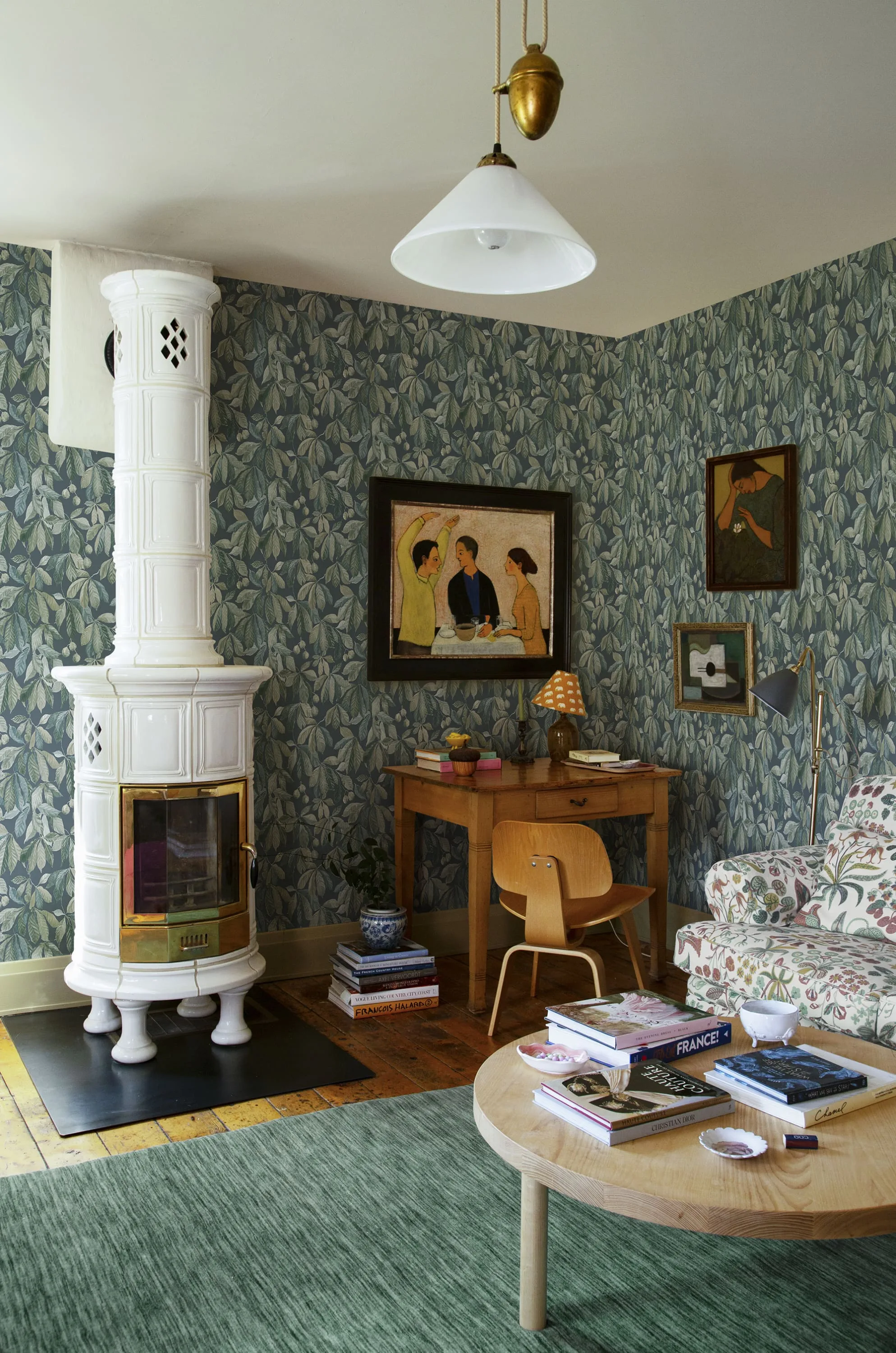 Sandberg Kersti in Indigo wallpaper (S10146)