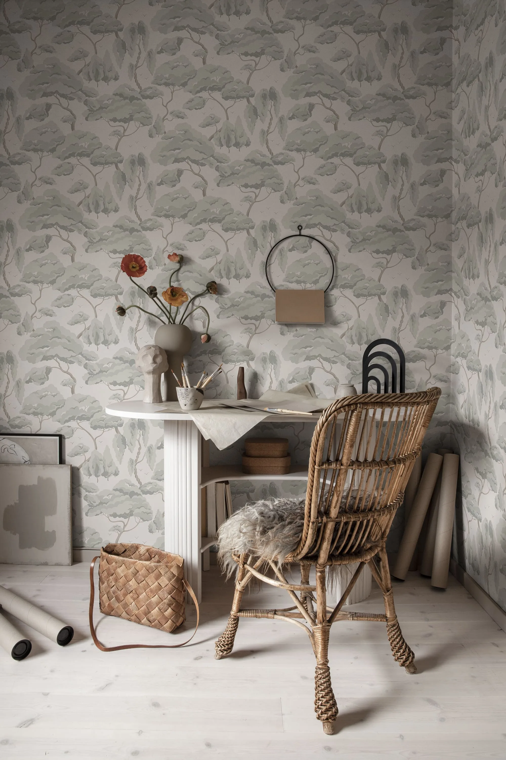 Sandberg Kristoffer in Spring Green wallpaper (S10123)